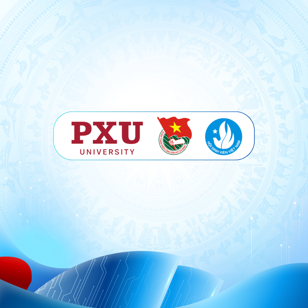 Đội hình sinh viên tình nguyện chương trình "Thắp sáng biên cương" Trường Đại học Phú Xuân
