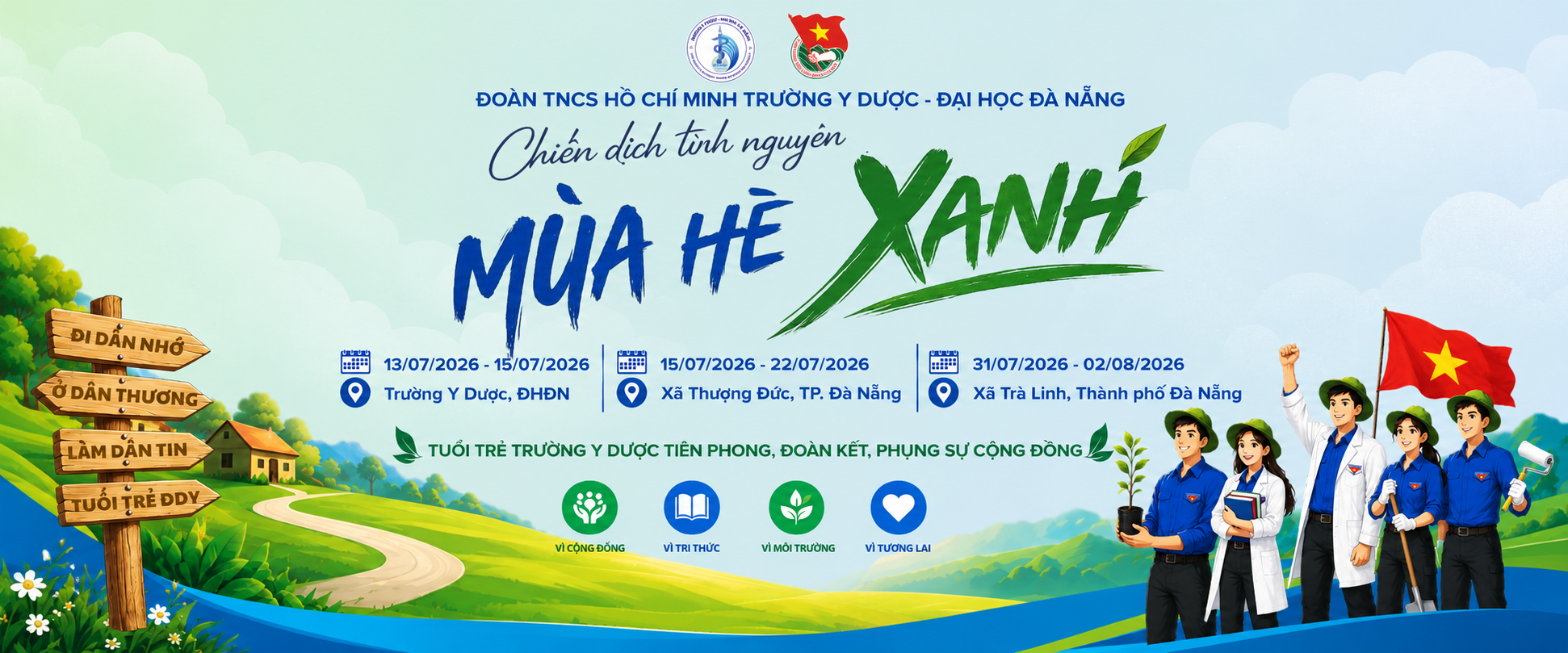 Đội tình nguyện Mùa hè xanh Trường Y Dược - ĐHĐN