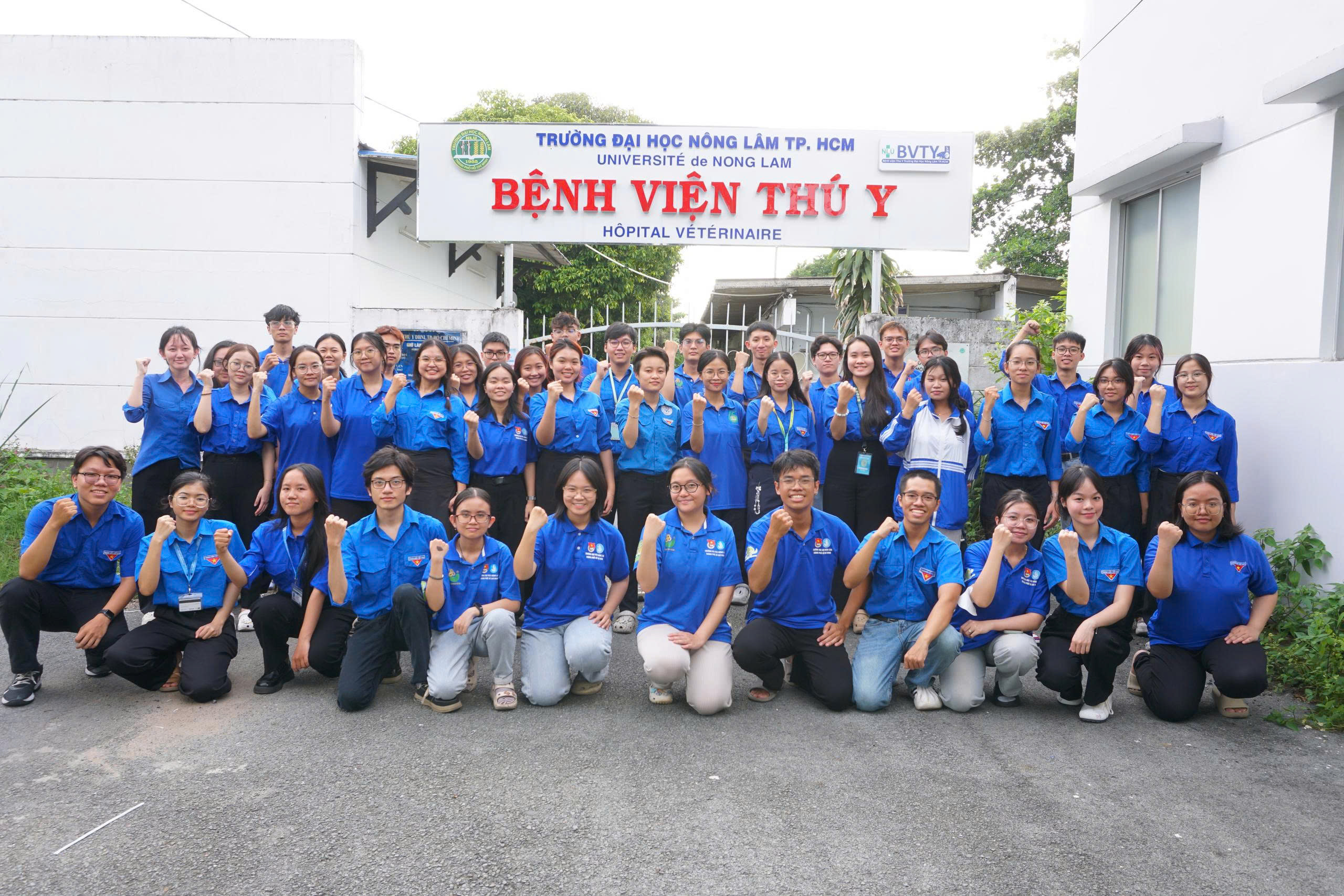 Đội hình Chuyên Tiêm Phòng Dại – Trường ĐH Nông Lâm Thành phố Hồ Chí Minh