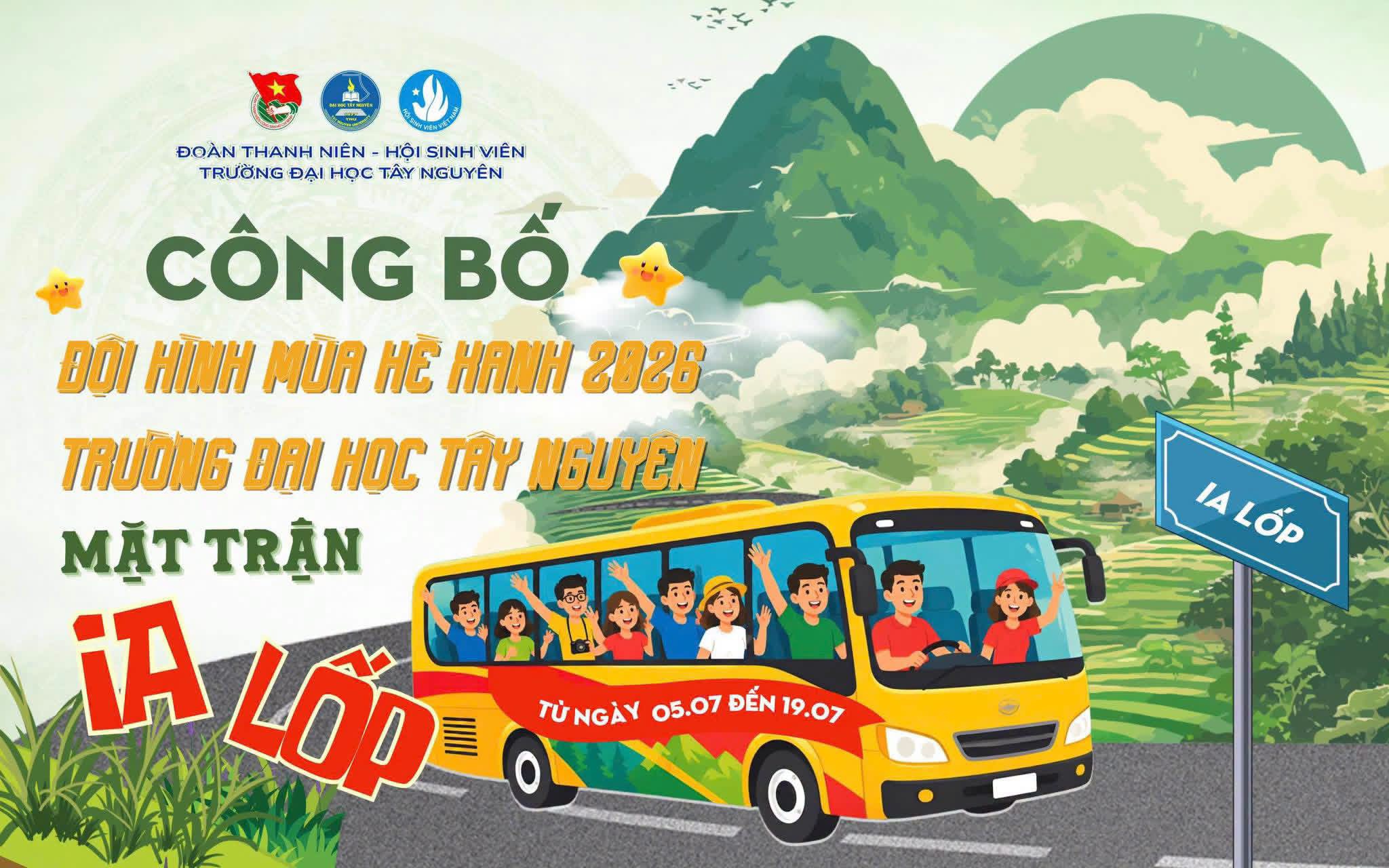 Đội hình Mùa hè xanh trường Đại học Tây Nguyên