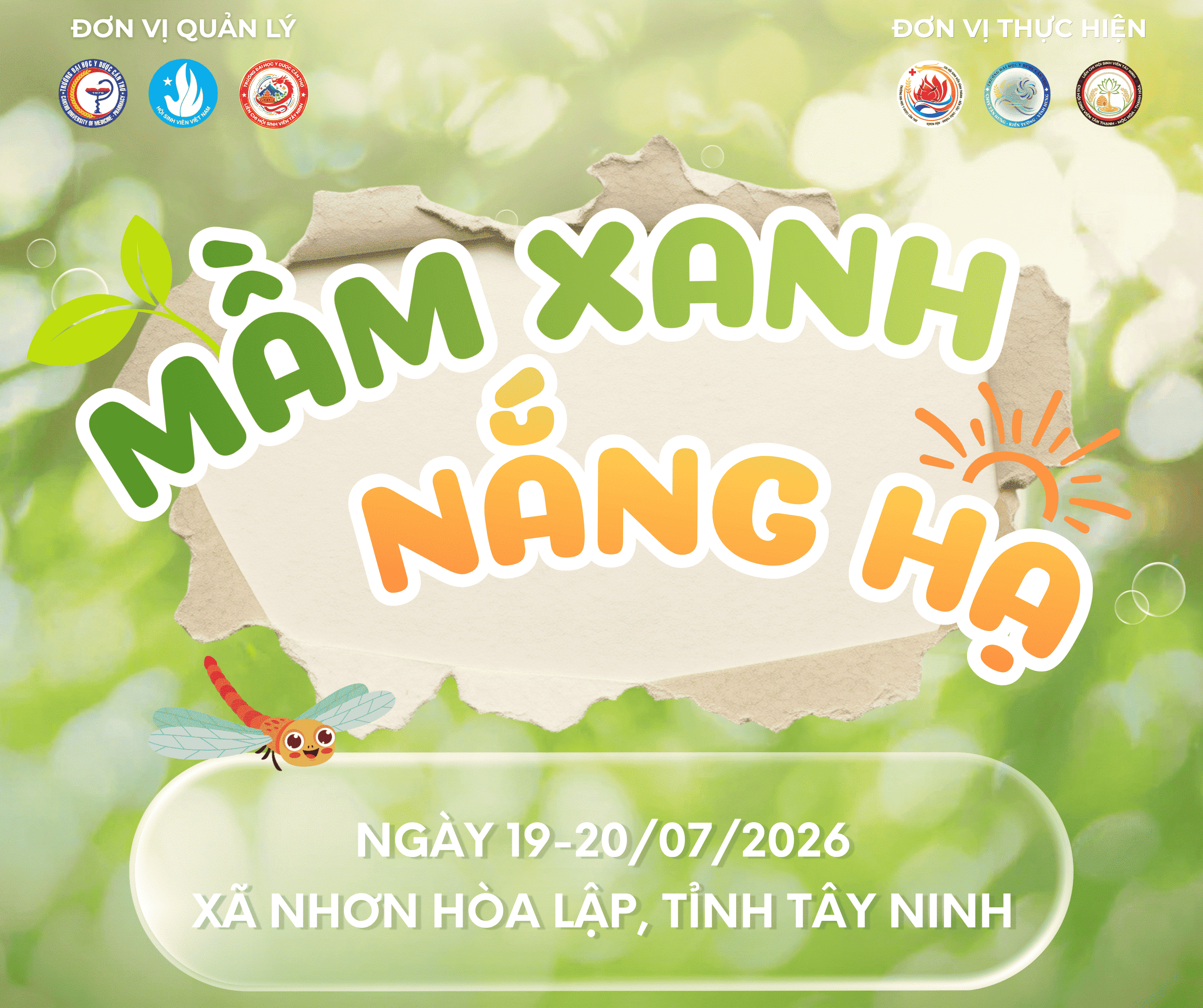 Đội hình Mùa hè xanh của Liên Chi hội Sinh viên Tây Ninh