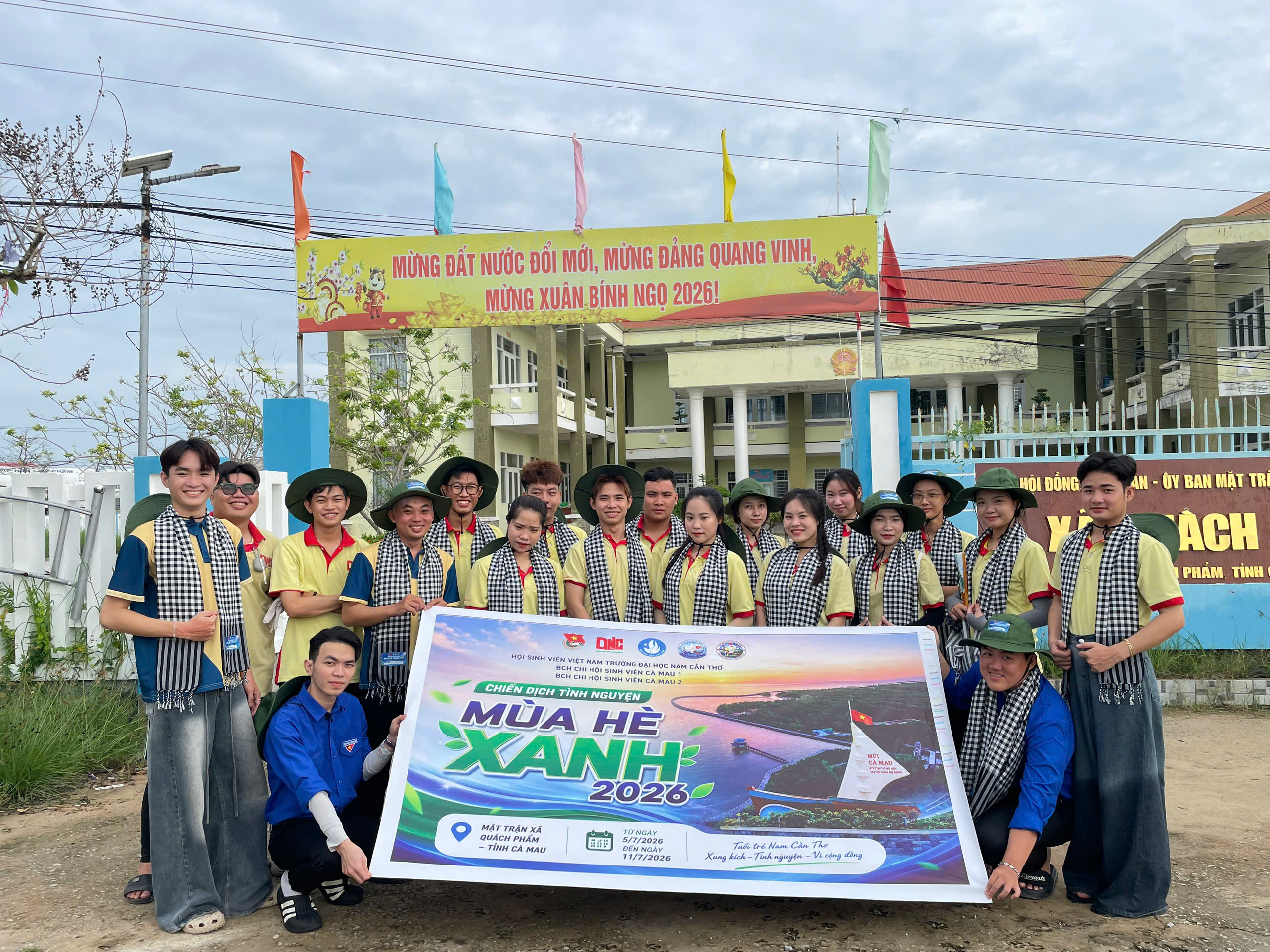 ĐỘI HÌNH MÙA HÈ XANH NĂM 2026 XÃ QUÁCH PHẨM - CÀ MAU