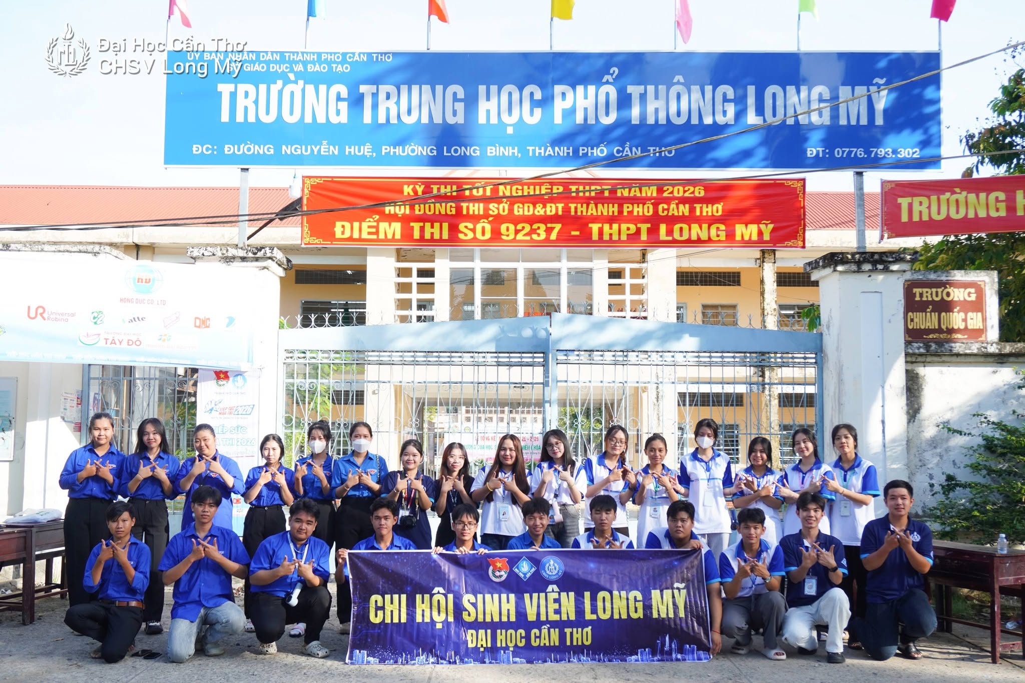 Đội hình Mùa hè xanh Chi hội sinh viên Long Mỹ