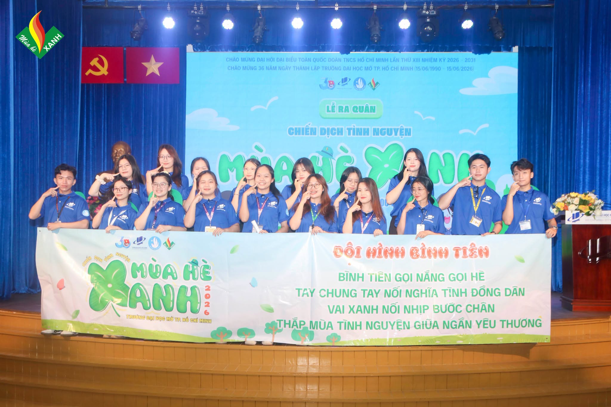Đội hình Bình Tiên - Trường Đại học Mở TP. Hồ Chí Minh