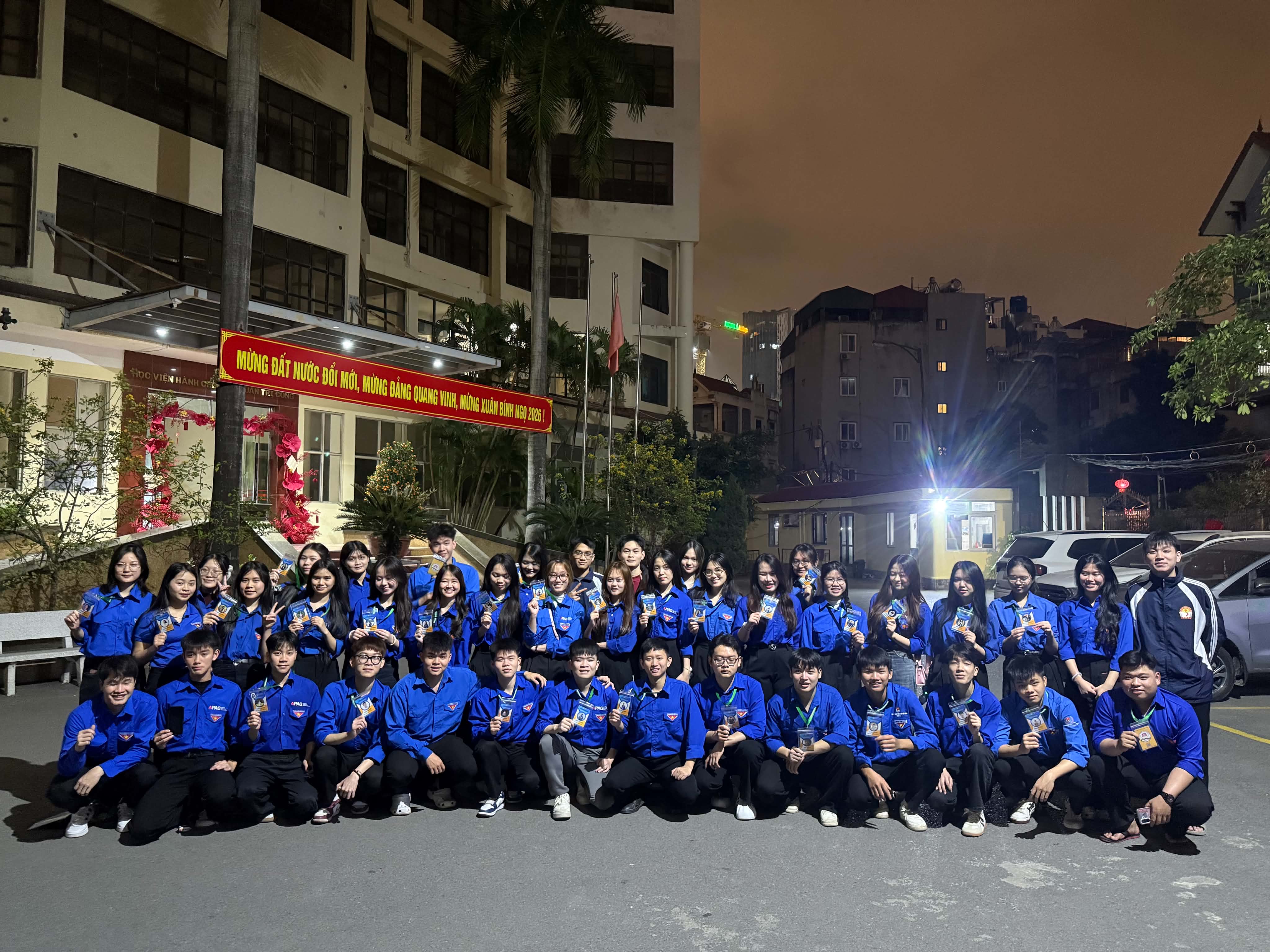 Đội hình SVTN Đồng hương Nghệ Tĩnh - Học viện Hành chính và Quản trị công