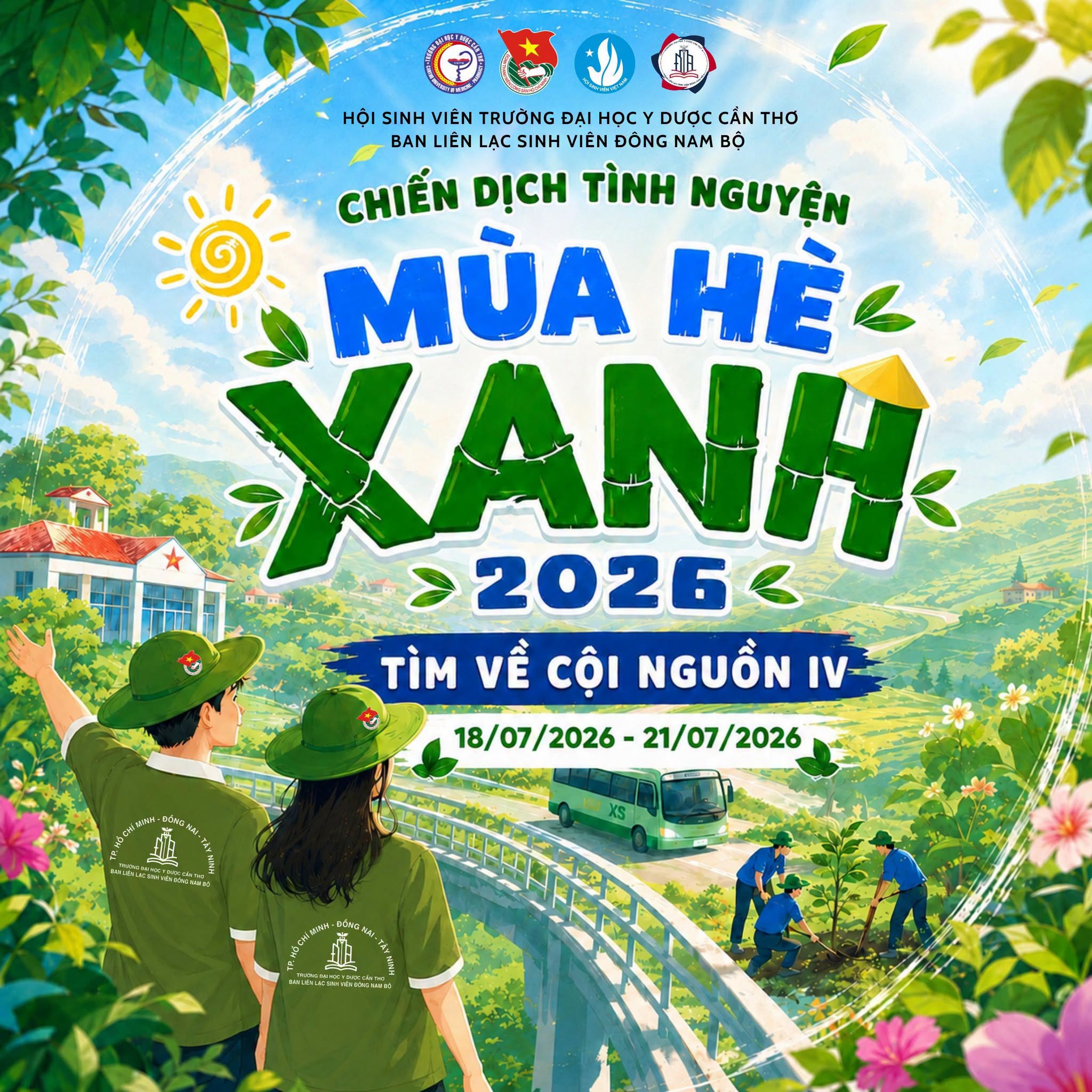 Đội hình Mùa hè xanh Ban liên lạc Sinh viên Đông Nam Bộ