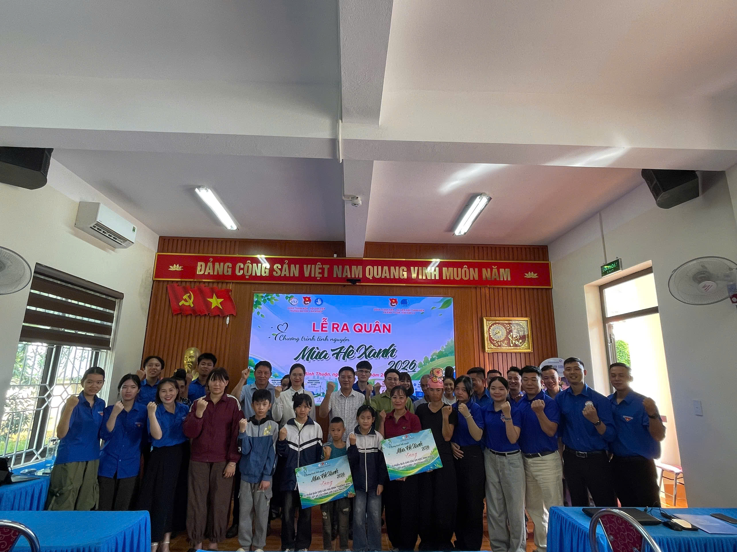 Ra quân chương trình Mùa hè xanh năm 2026 tại xã Bình Thuận, tỉnh Sơn La