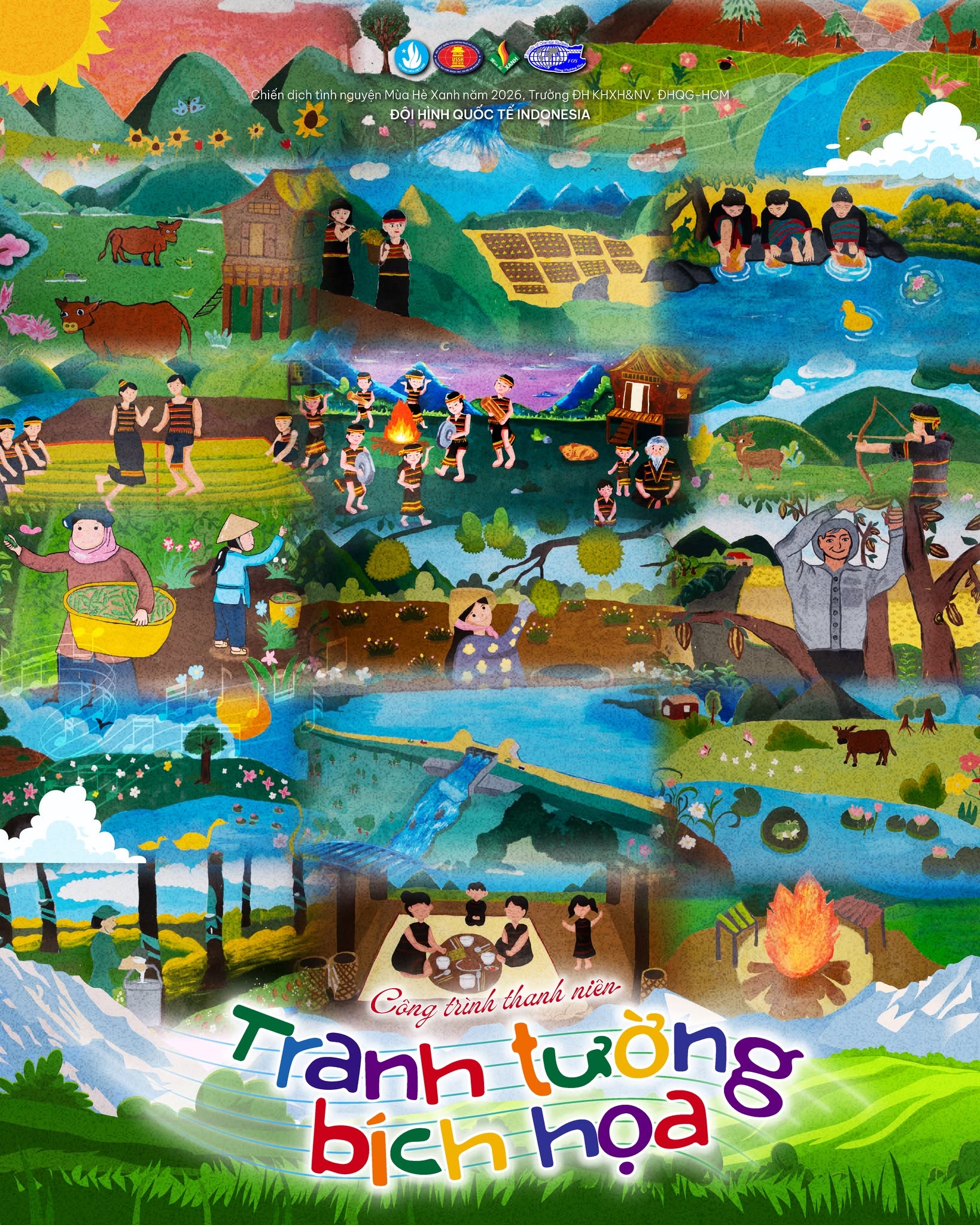 ￼￼CÔNG TRÌNH "TRANH TƯỜNG BÍCH HỌA"
