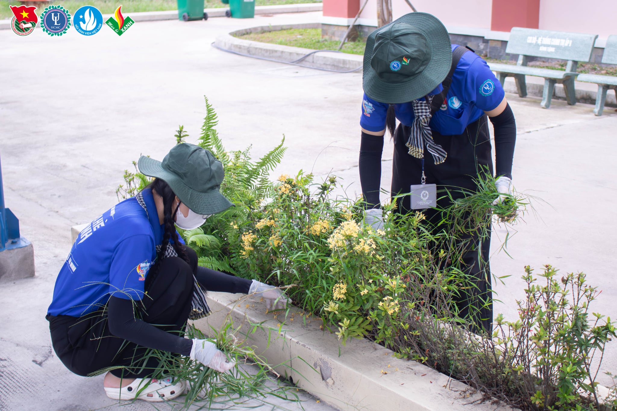Phát quang cây cỏ tại Ấp 32, xã Vĩnh Lộc, TP. HCM