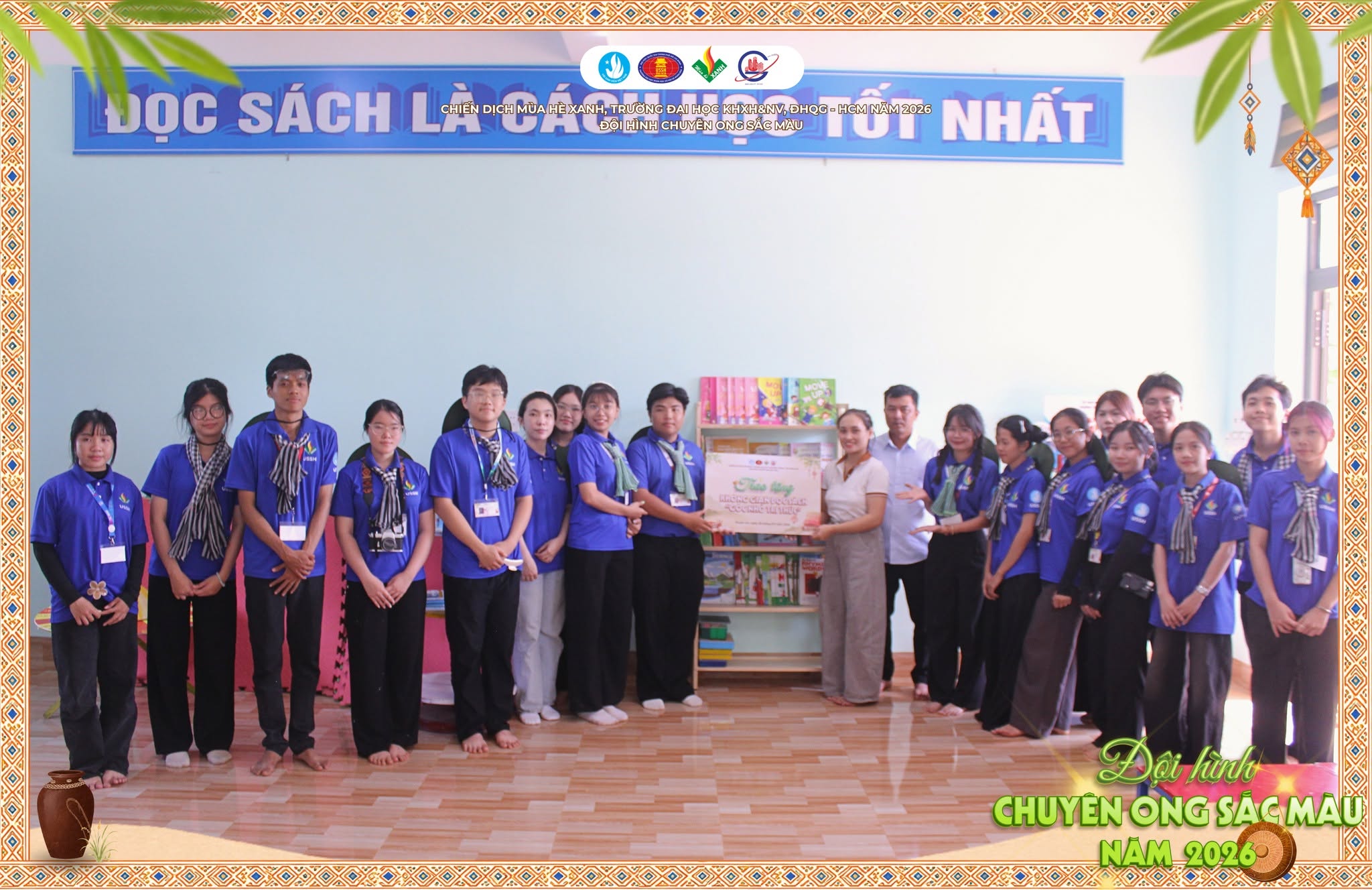 TRAO TẶNG KHÔNG GIAN ĐỌC SÁCH “GÓC NHỎ TRI THỨC” | ĐỘI HÌNH CHUYÊN ONG SẮC MÀU - CHIẾN DỊCH MÙA HÈ XANH 2026