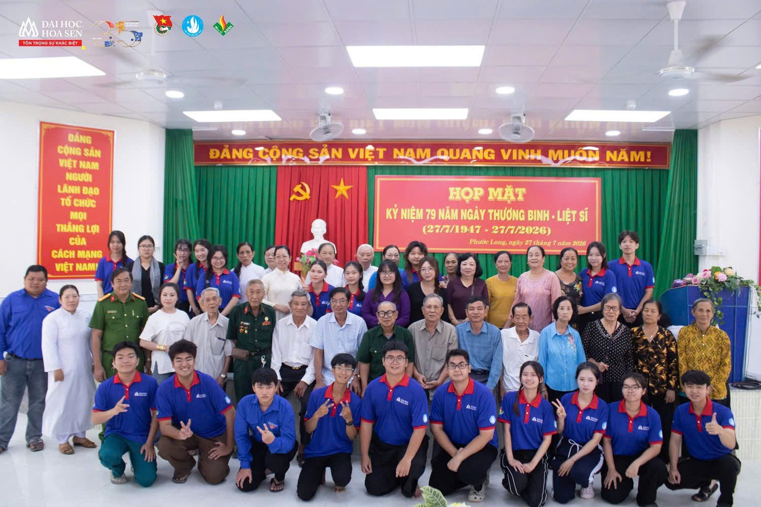 HỌP MẶT KỶ NIỆM 79 NĂM NGÀY THƯƠNG BINH - LIỆT SỸ