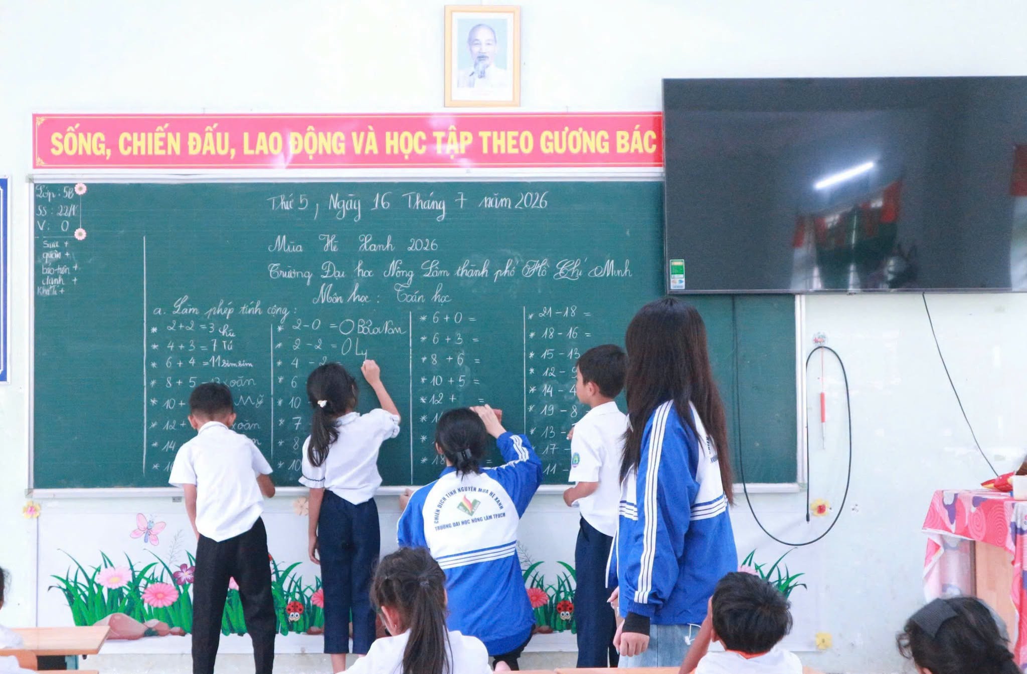 ĐỘI HÌNH THƯỜNG TRỰC TỈNH KHÁNH HÒA TỔ CHỨC SINH HOẠT HÈ CÙNG CÁC EM  THÔN ĐỘNG THÔNG