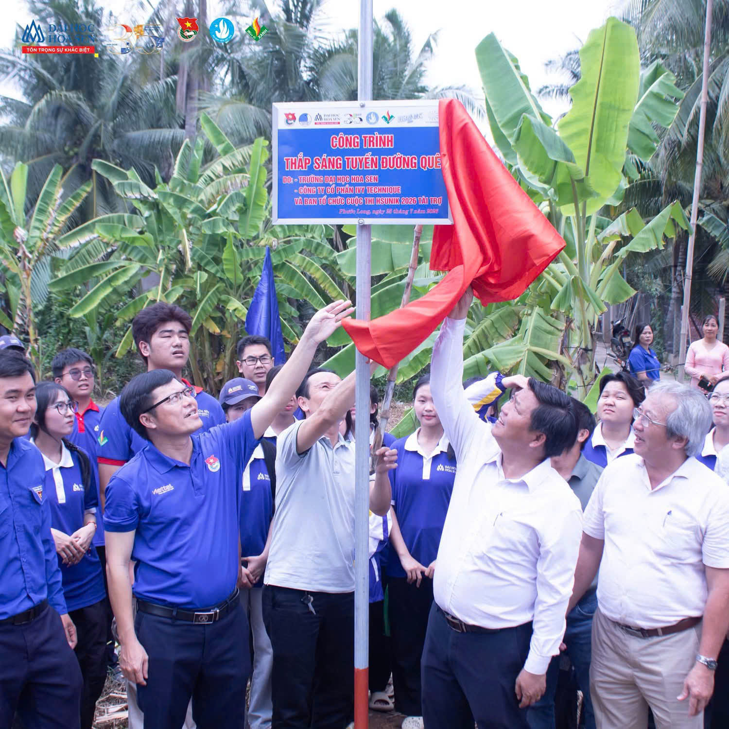 KHÁNH THÀNH CÔNG TRÌNH "THẮP SÁNG TUYẾN ĐƯỜNG QUÊ"