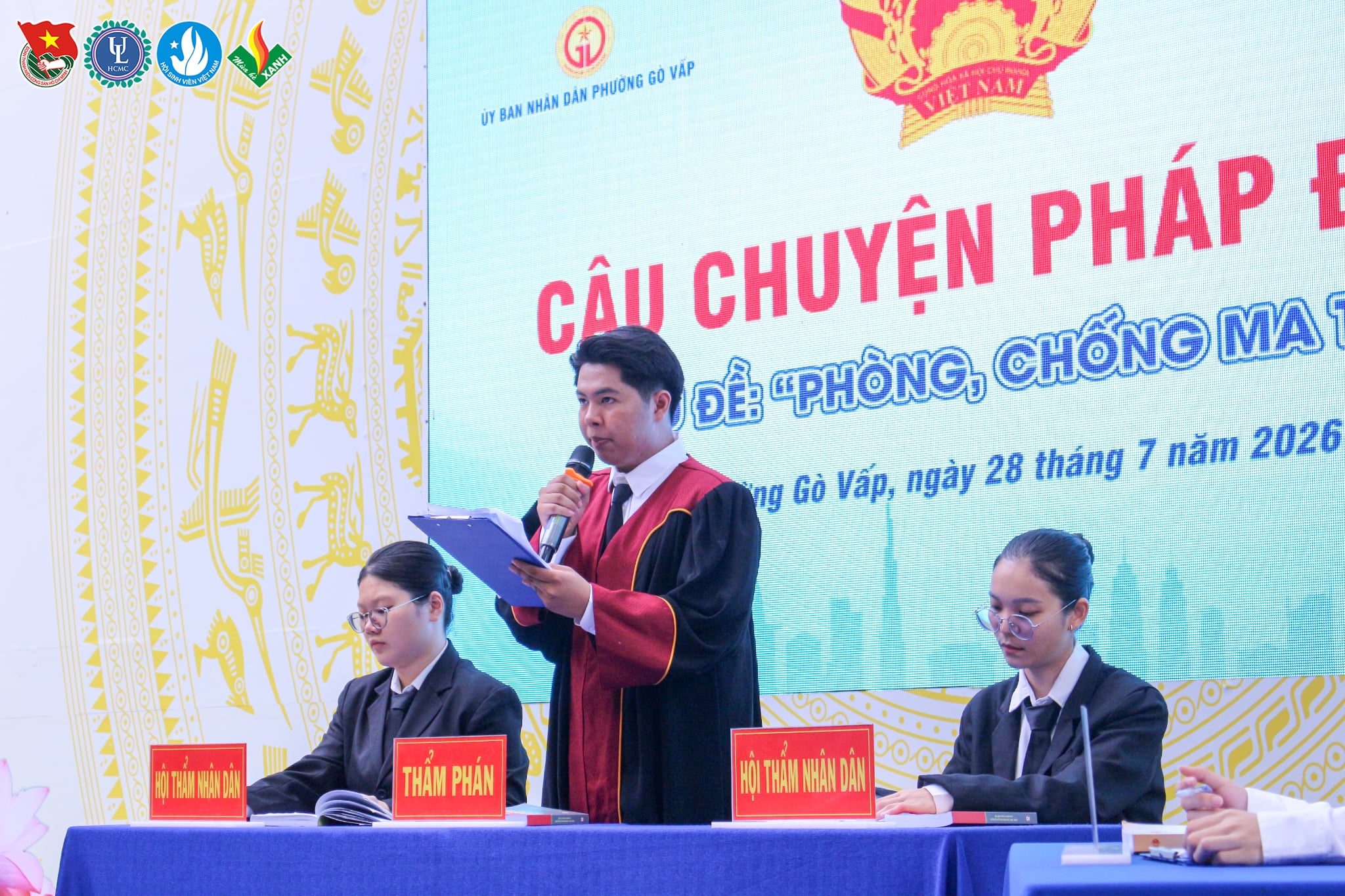 Câu chuyện pháp đình và sân chơi thiếu nhi tại Trường THCS Quang Trung (387 Quang Trung, Gò Vấp, Hồ Chí Minh)