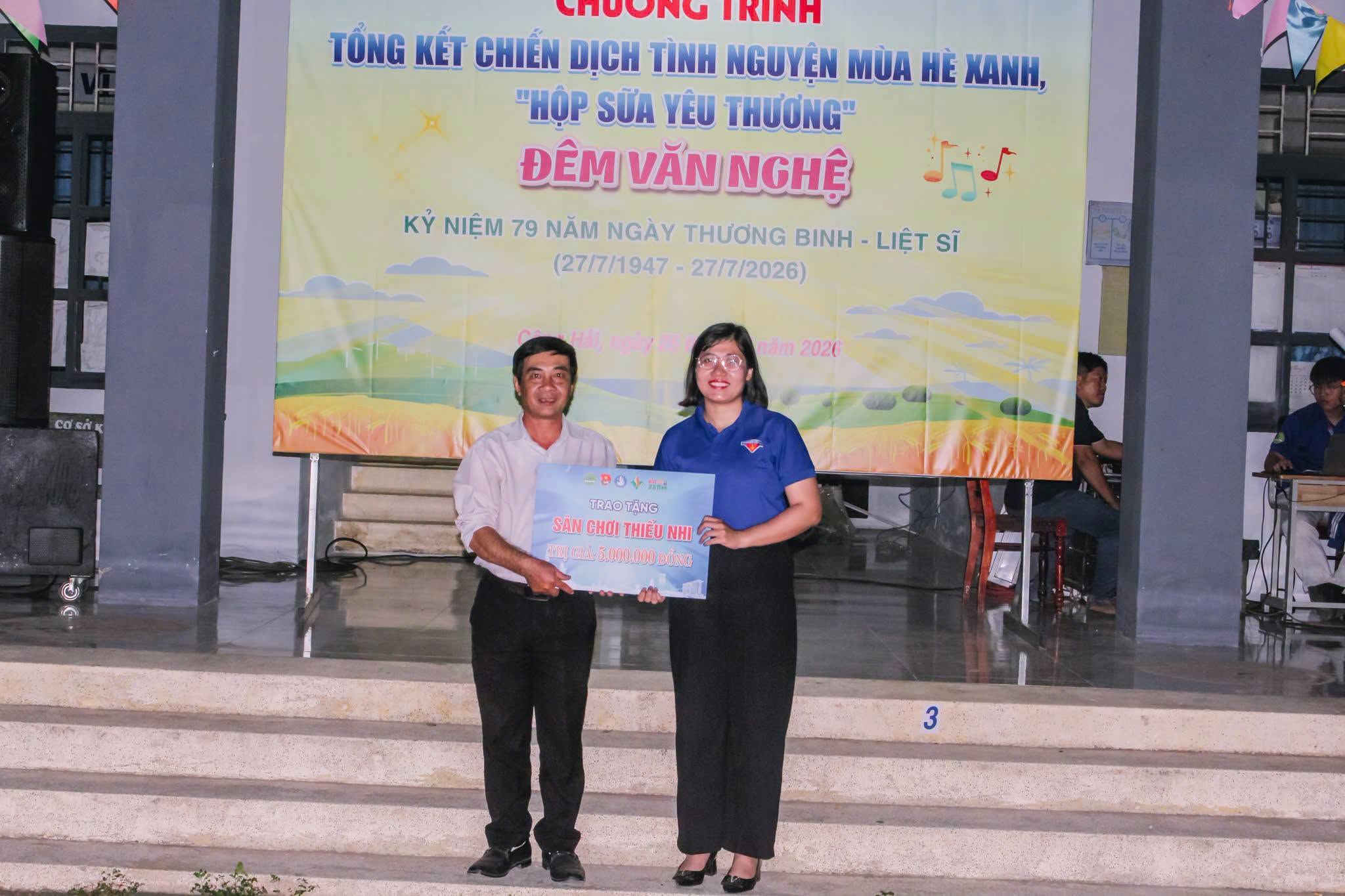ĐỘI HÌNH THƯỜNG TRỰC TỈNH KHÁNH HÒA THỰC HIỆN BÀN GIAO SÂN CHƠI THIẾU NHI