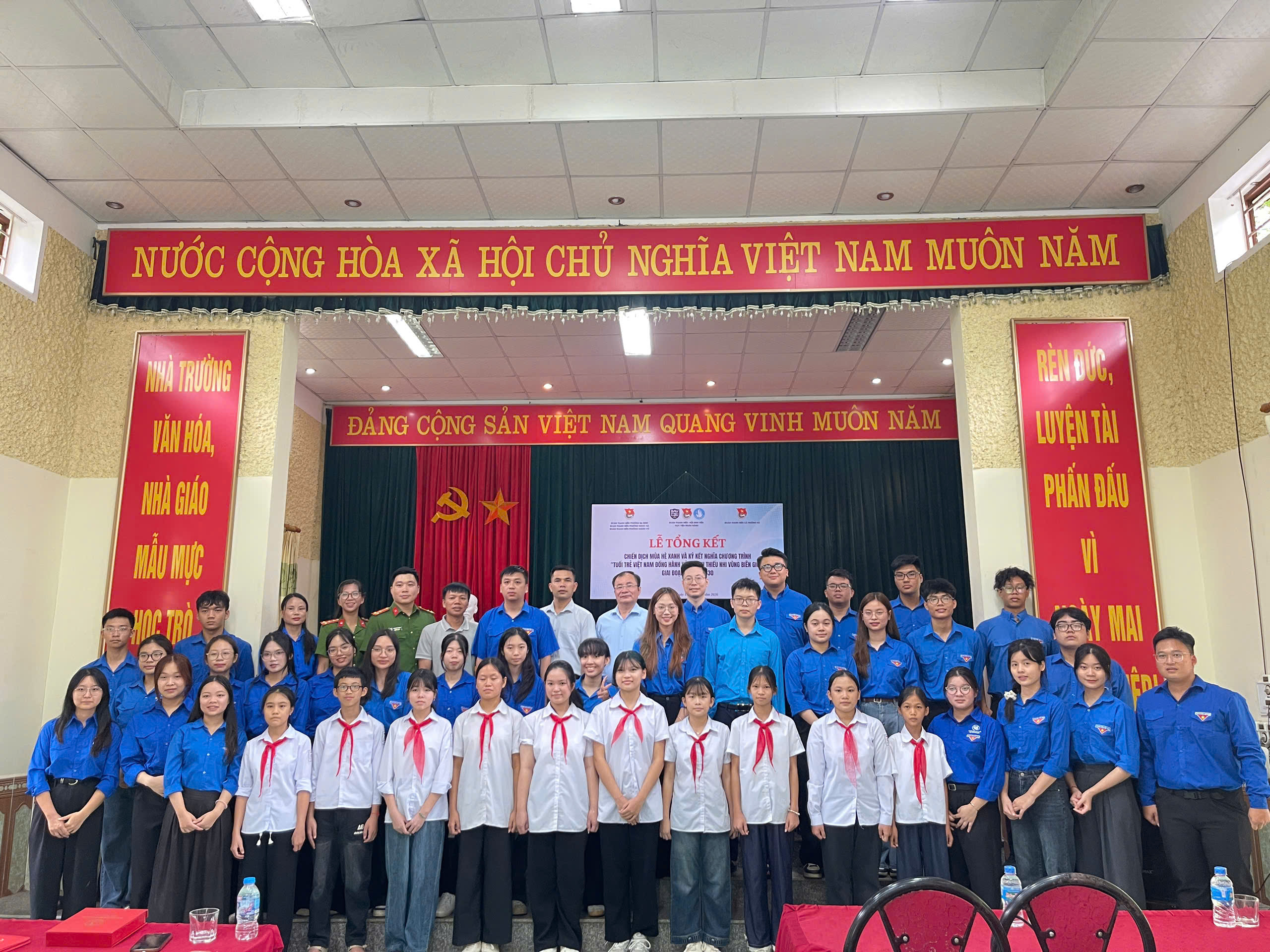TUỔI TRẺ HỌC VIỆN NGÂN HÀNG KHÉP LẠI CHIẾN DỊCH MÙA HÈ XANH 2026 TẠI XÃ TRƯỜNG HÀ, TỈNH CAO BẰNG VỚI NHIỀU DẤU ẤN Ý NGHĨA