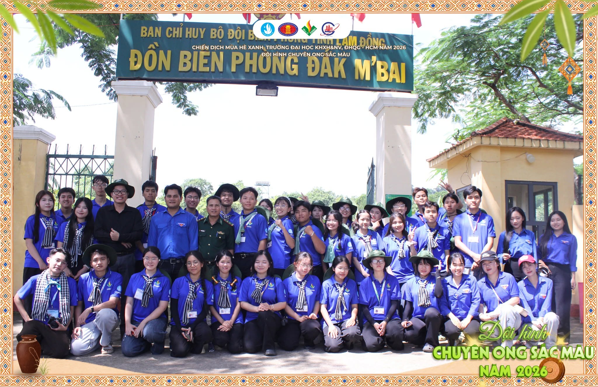 HOẠT ĐỘNG GIAO LƯU VĂN HOÁ VĂN NGHỆ VÀ HỌC TẬP TRUYỀN THỐNG CÁCH MẠNG TẠI ĐỒN BIÊN PHÒNG ĐẮK M’BAI | ĐỘI HÌNH CHUYÊN ONG SẮC MÀU - CHIẾN DỊCH MÙA HÈ XANH 2026