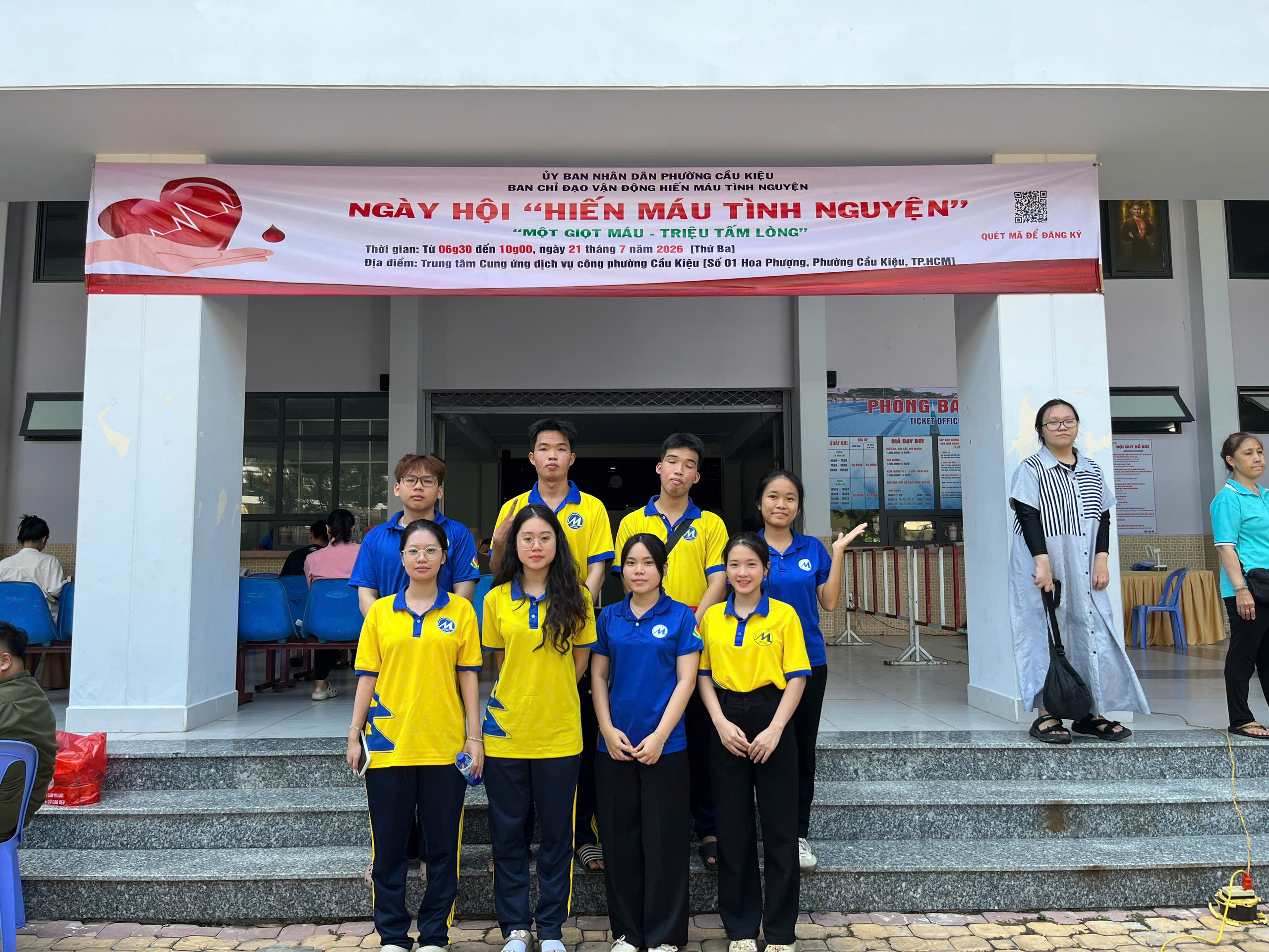Hỗ trợ điều phối hiến máu Phường Cầu Kiệu