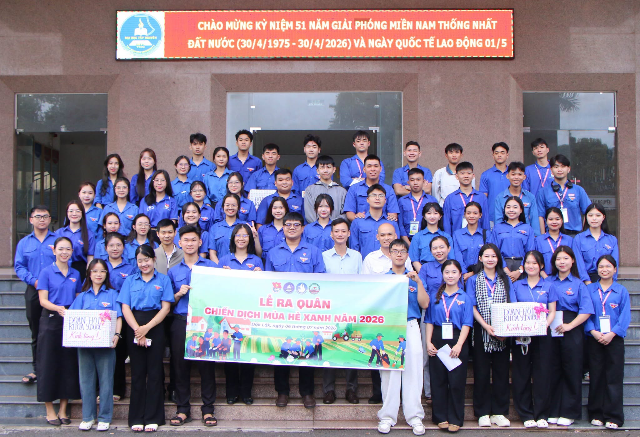 TUỔI TRẺ TRƯỜNG ĐẠI HỌC TÂY NGUYÊN CHÍNH THỨC RA QUÂN CHIẾN DỊCH THANH NIÊN TÌNH NGUYỆN "MÙA HÈ XANH" NĂM 2026