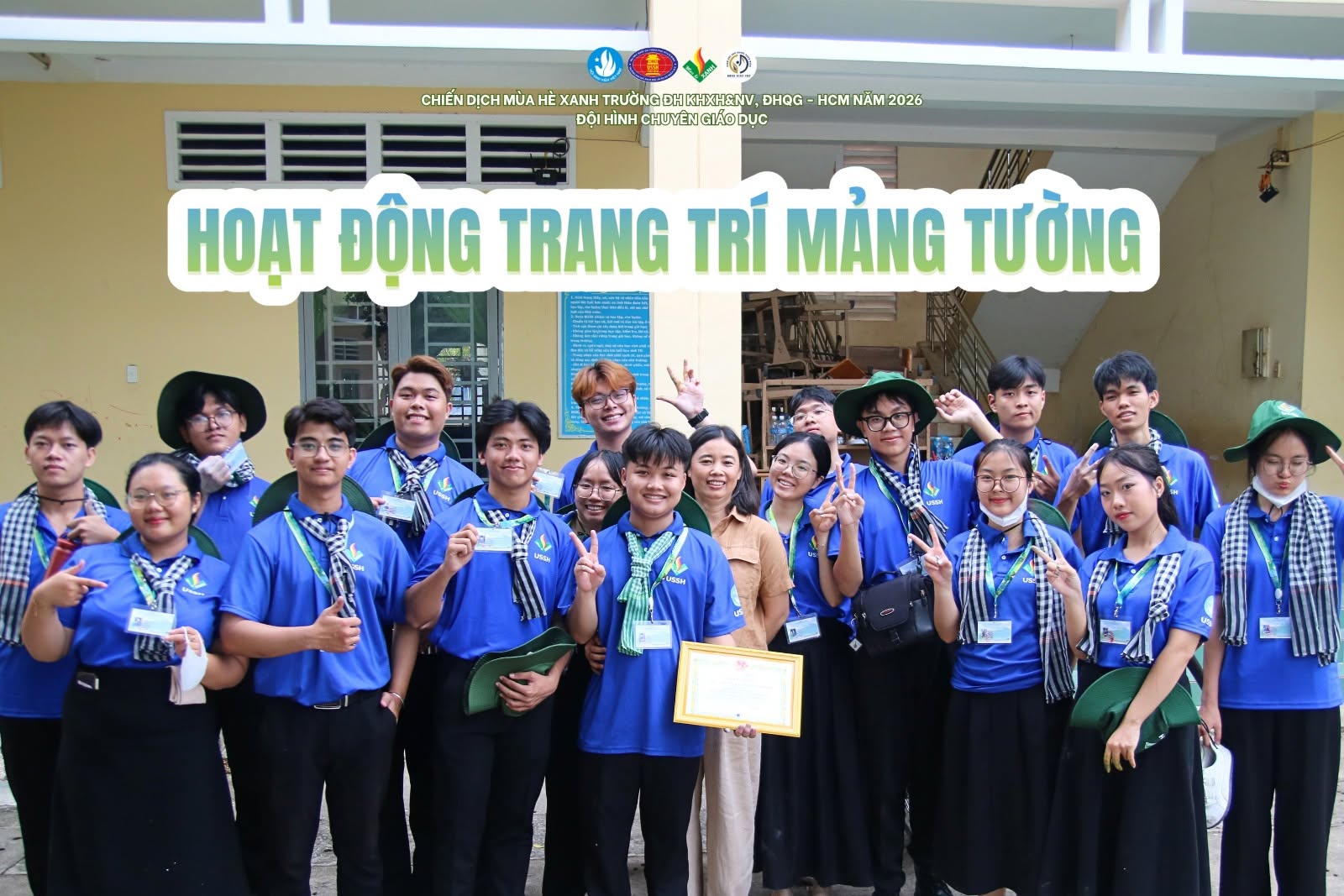 HOẠT ĐỘNG TRANG TRÍ MẢNG TƯỜNG
