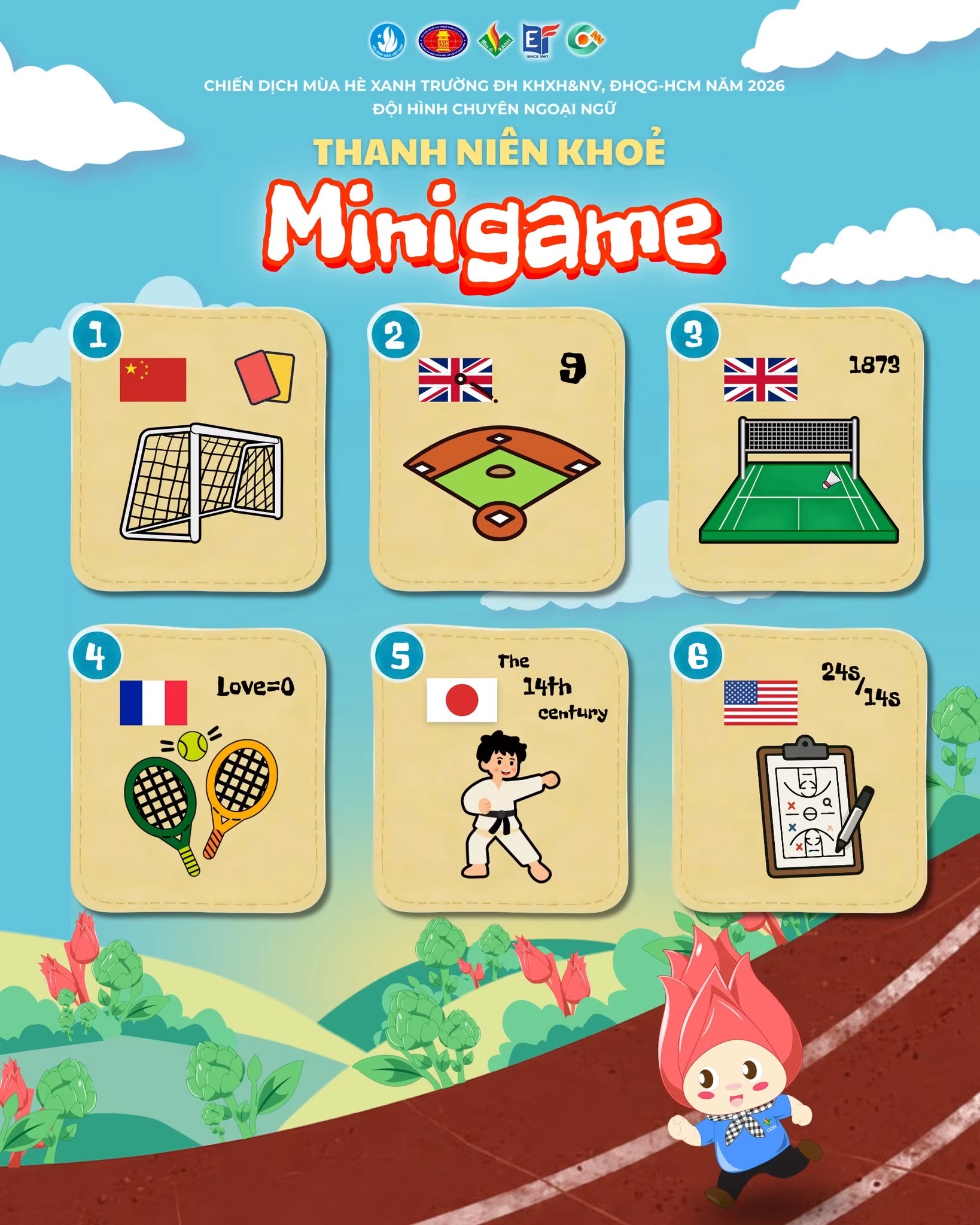 Minigame “Khám phá văn hóa thể thao qua lăng kính của Youth Heats Summer Beat”