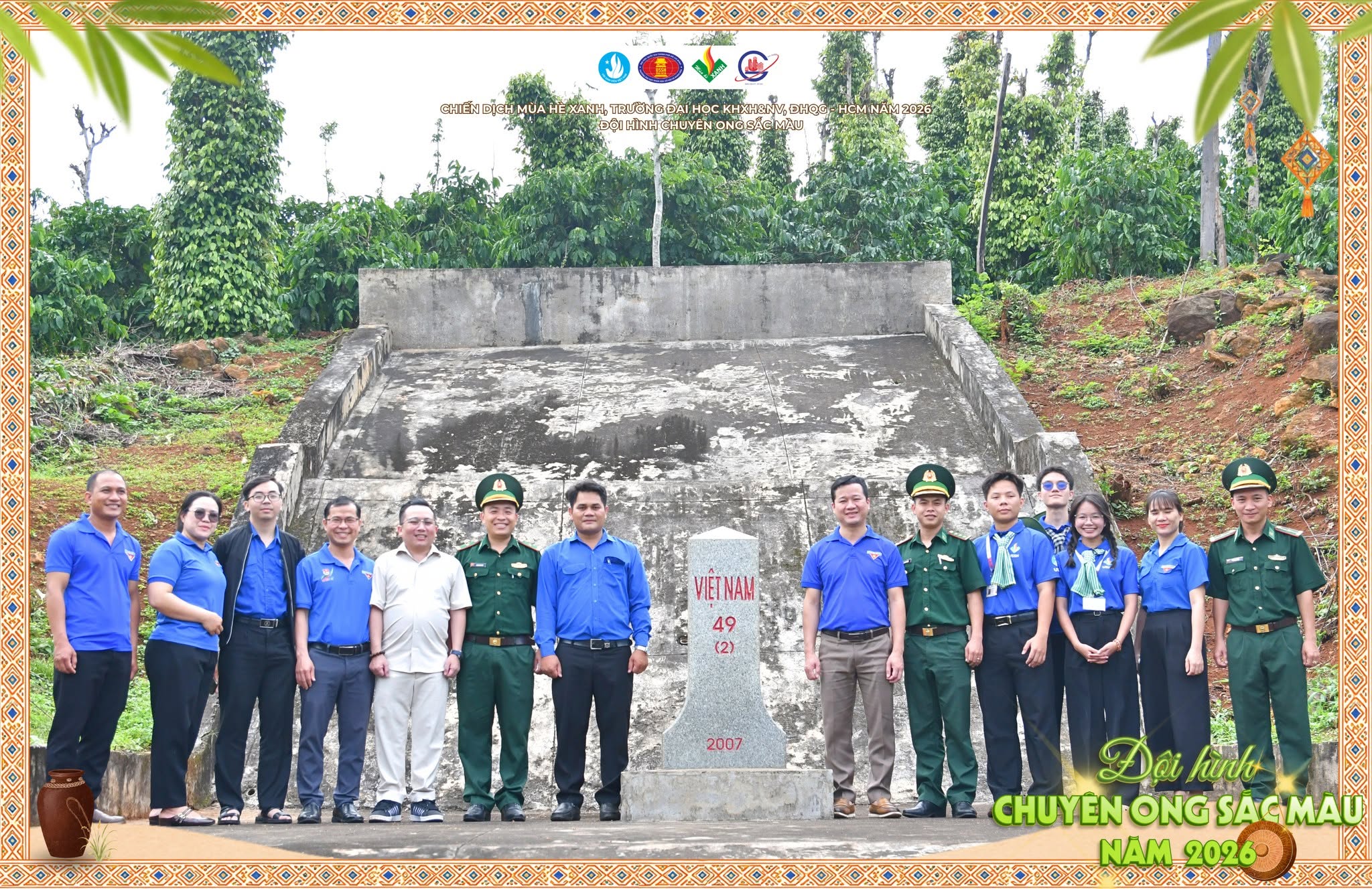 HÀNH TRÌNH THAM QUAN VÀ HỌC TẬP TẠI CỘT MỐC BIÊN GIỚI VIỆT NAM - CAMPUCHIA TẠI ĐỒN BIÊN PHÒNG ĐĂK LAO | ĐỘI HÌNH CHUYÊN ONG SẮC MÀU – CHIẾN DỊCH MÙA HÈ XANH 2026