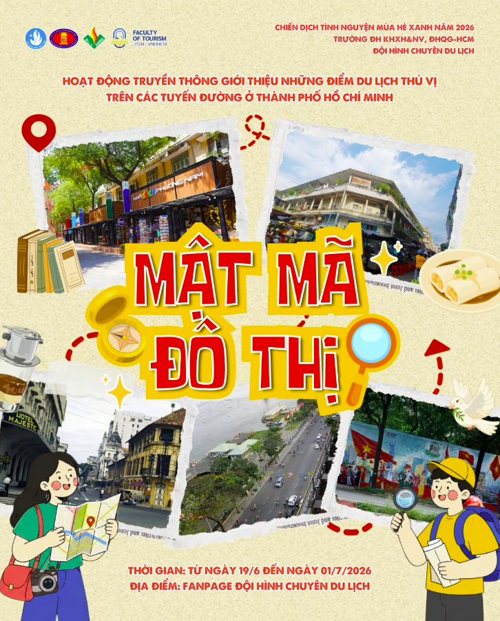 HOẠT ĐỘNG TRUYỀN THÔNG GIỚI THIỆU NHỮNG ĐIỂM DU LỊCH THÚ VỊ TRÊN CÁC TUYẾN ĐƯỜNG Ở THÀNH PHỐ HỒ CHÍ MINH - MẬT MÃ ĐÔ THỊ