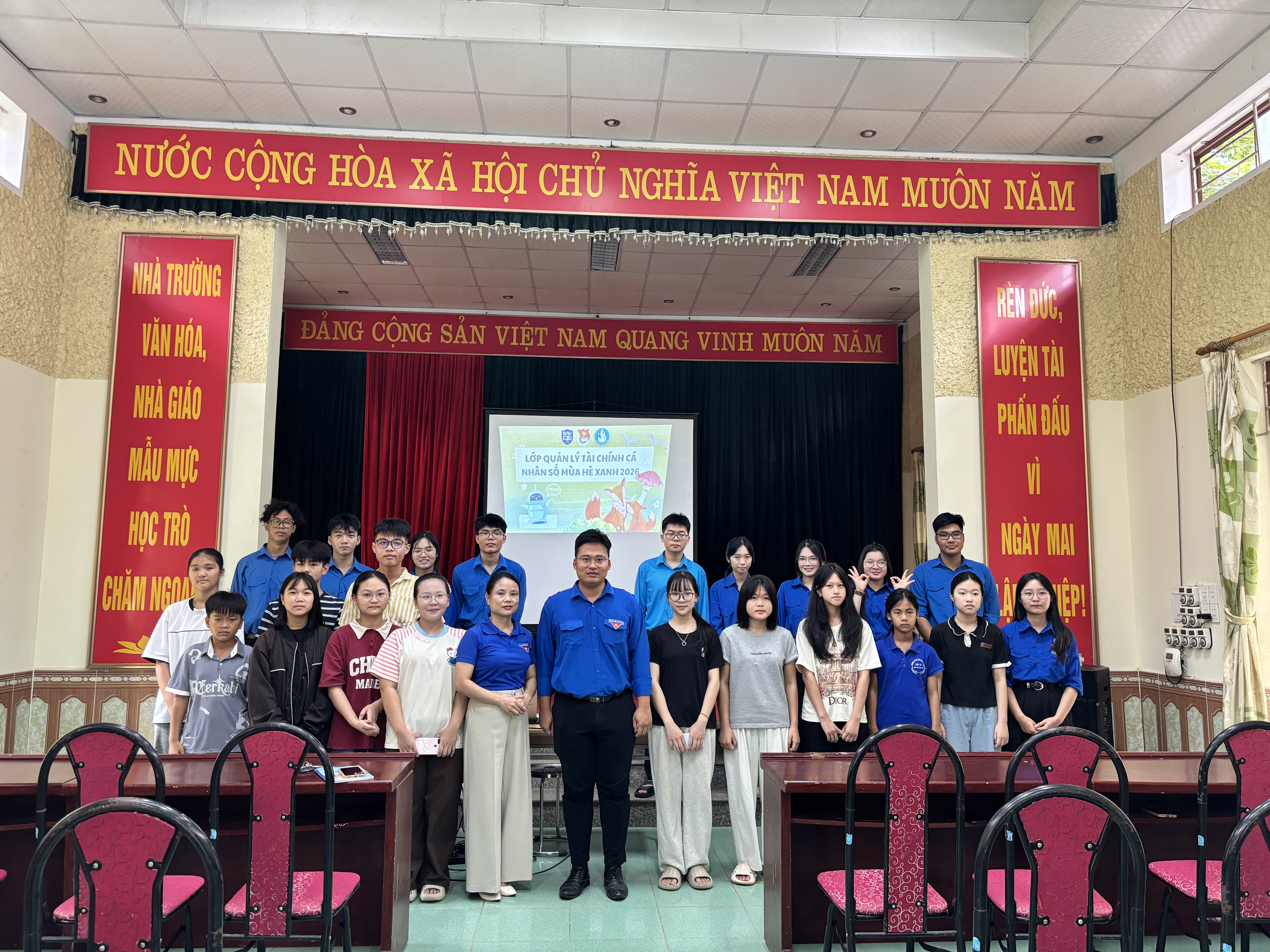 LỚP HỌC QUẢN LÝ TÀI CHÍNH CÁ NHÂN SỐ CHO THANH THIẾU NIÊN VÙNG BIÊN GIỚI