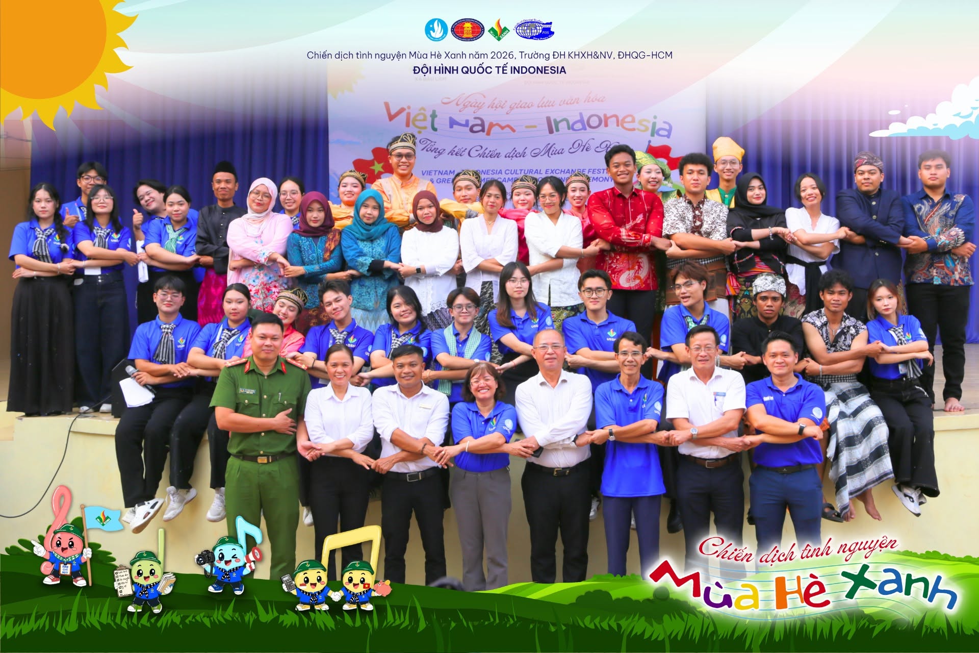 NGÀY HỘI GIAO LƯU VĂN HOÁ VIỆT NAM - INDONESIA & TỔNG KẾT CHIẾN DỊCH MÙA HÈ XANH