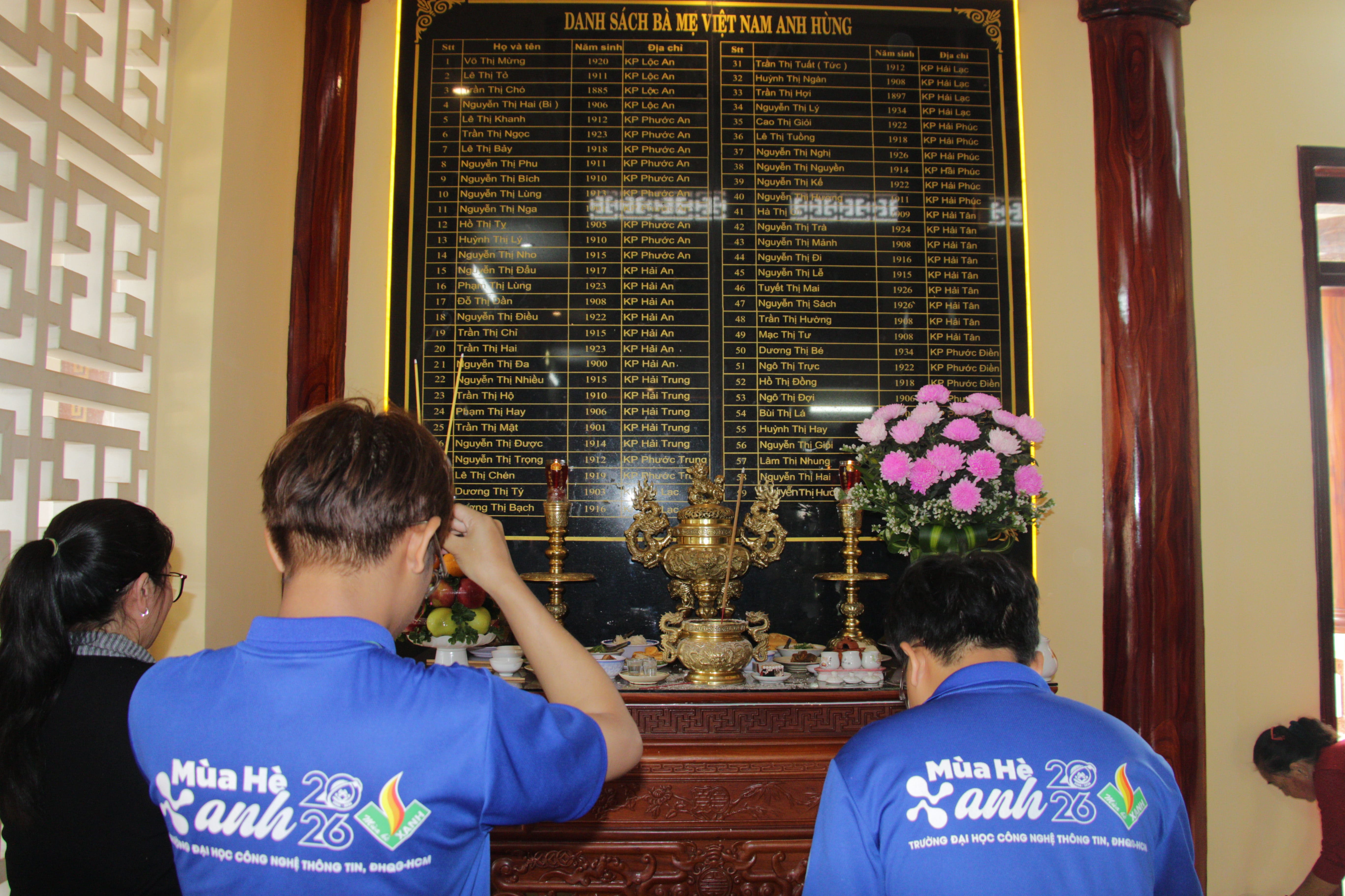 Hỗ trợ các Đền trong dịp lễ 27/7