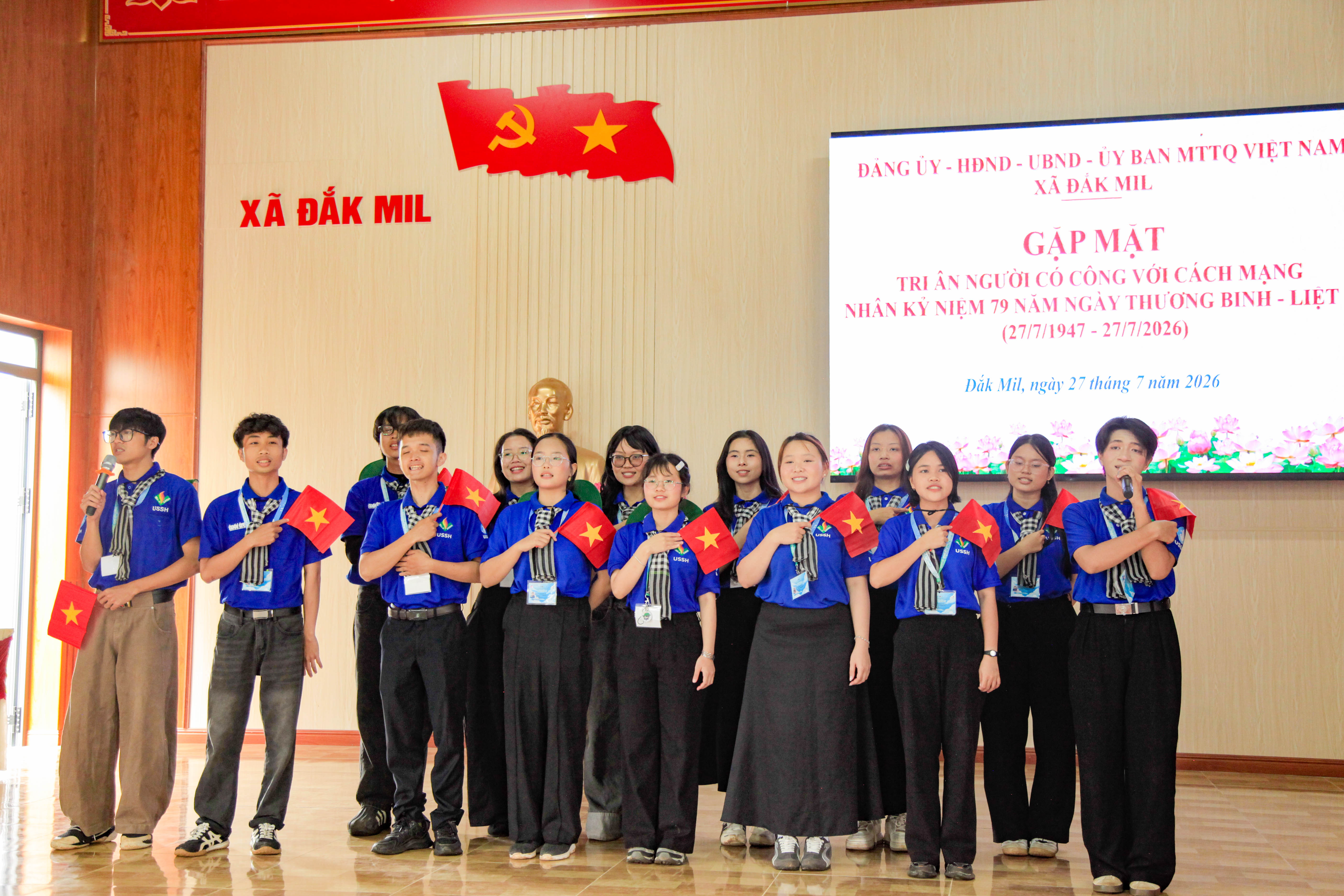 Hỗ trợ lễ kỷ niệm 79 năm ngày Thương binh - Liệt sĩ