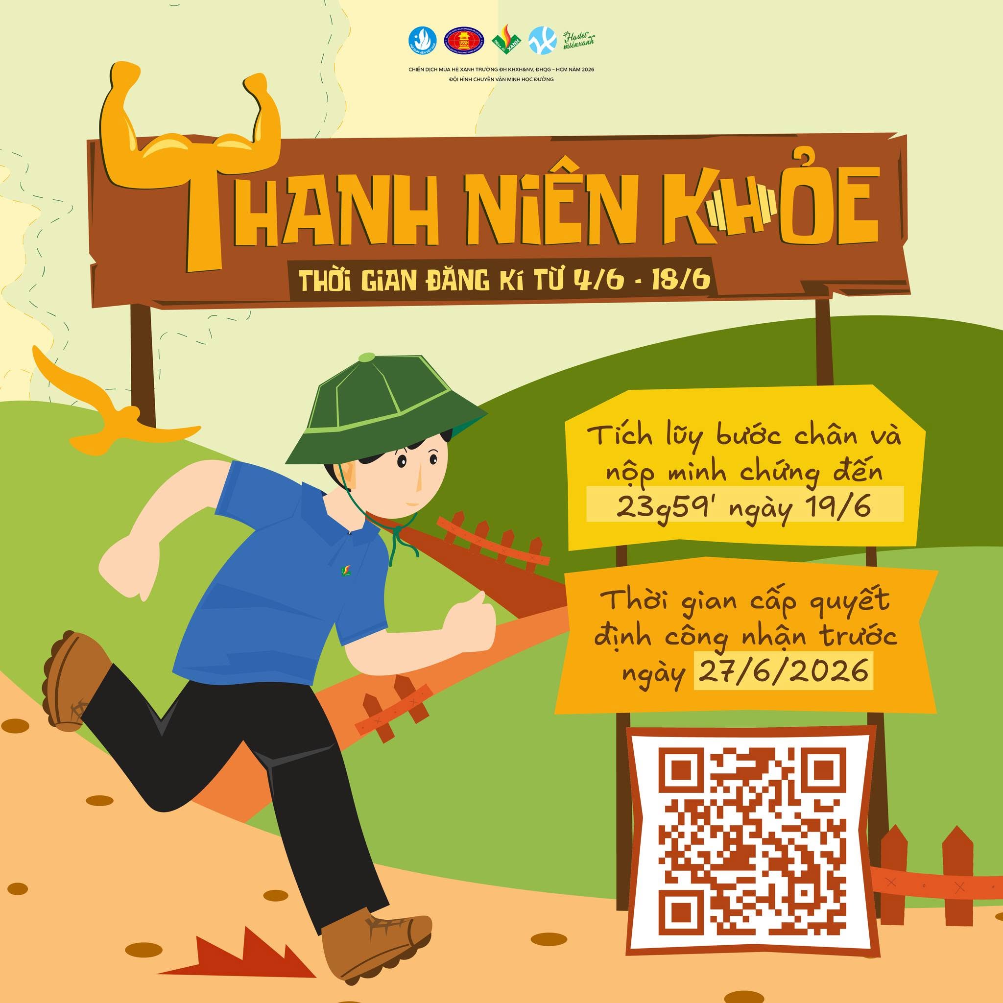 Hoạt động Thanh niên khỏe “Bước chân ngày hạ”