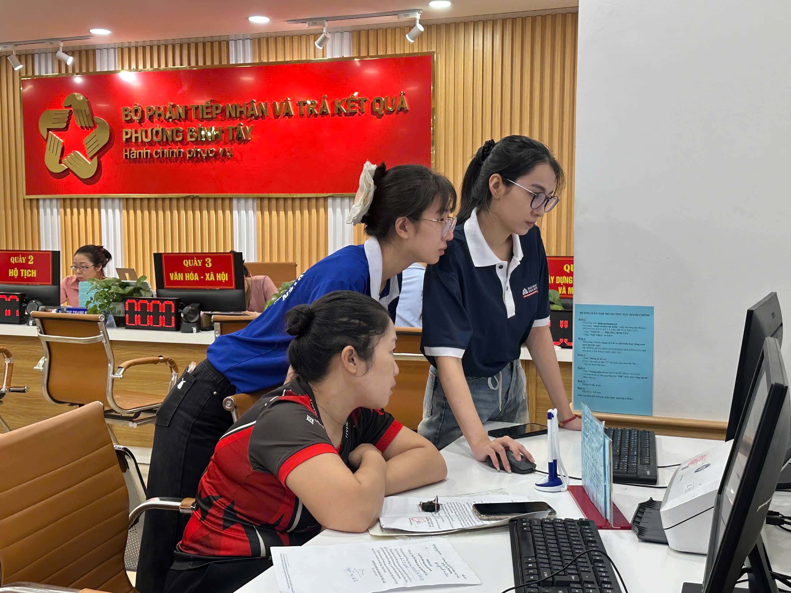 ĐỘI HÌNH MÙA HÈ SỐ HỖ TRỢ TẠI PHƯỜNG BÌNH TÂY