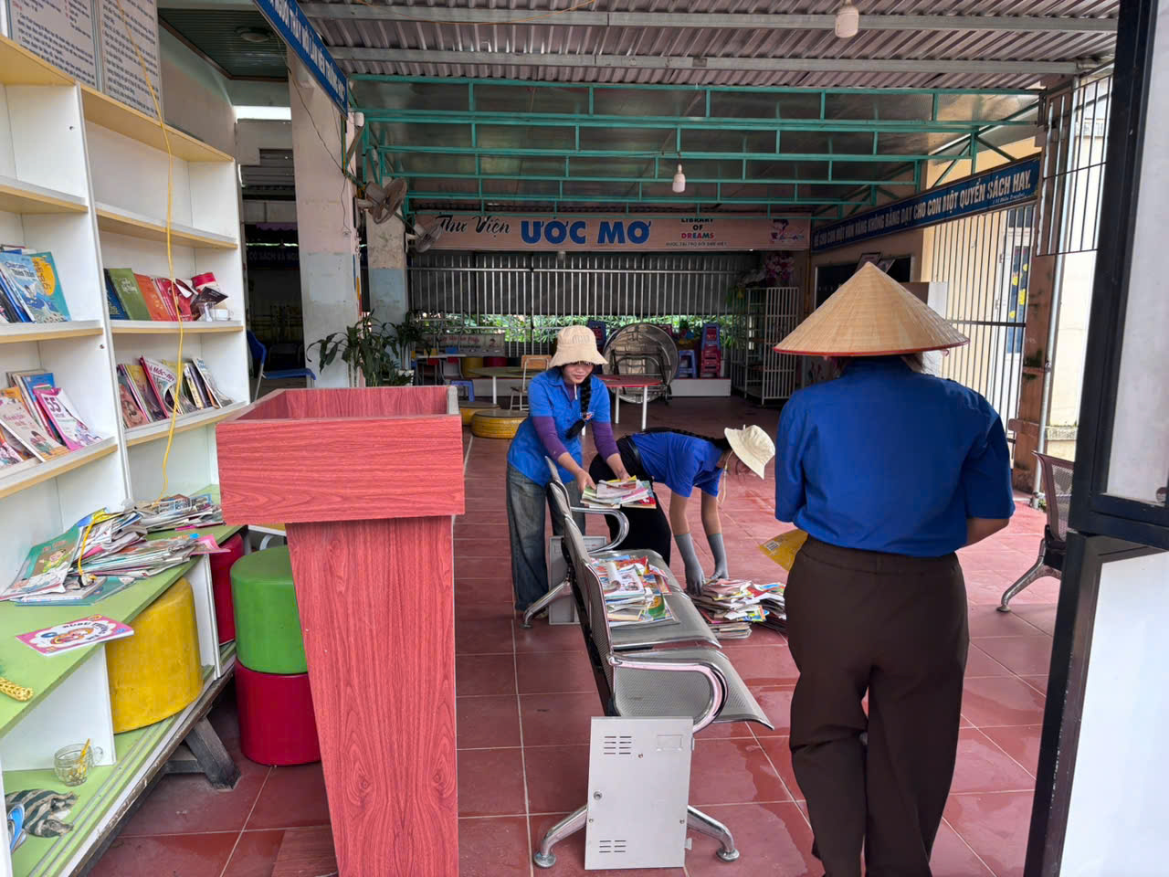 Triển khai các hoạt động tại điểm đóng quân Trường Tiểu học Nguyễn Bá Ngọc - xã Bờ Y
