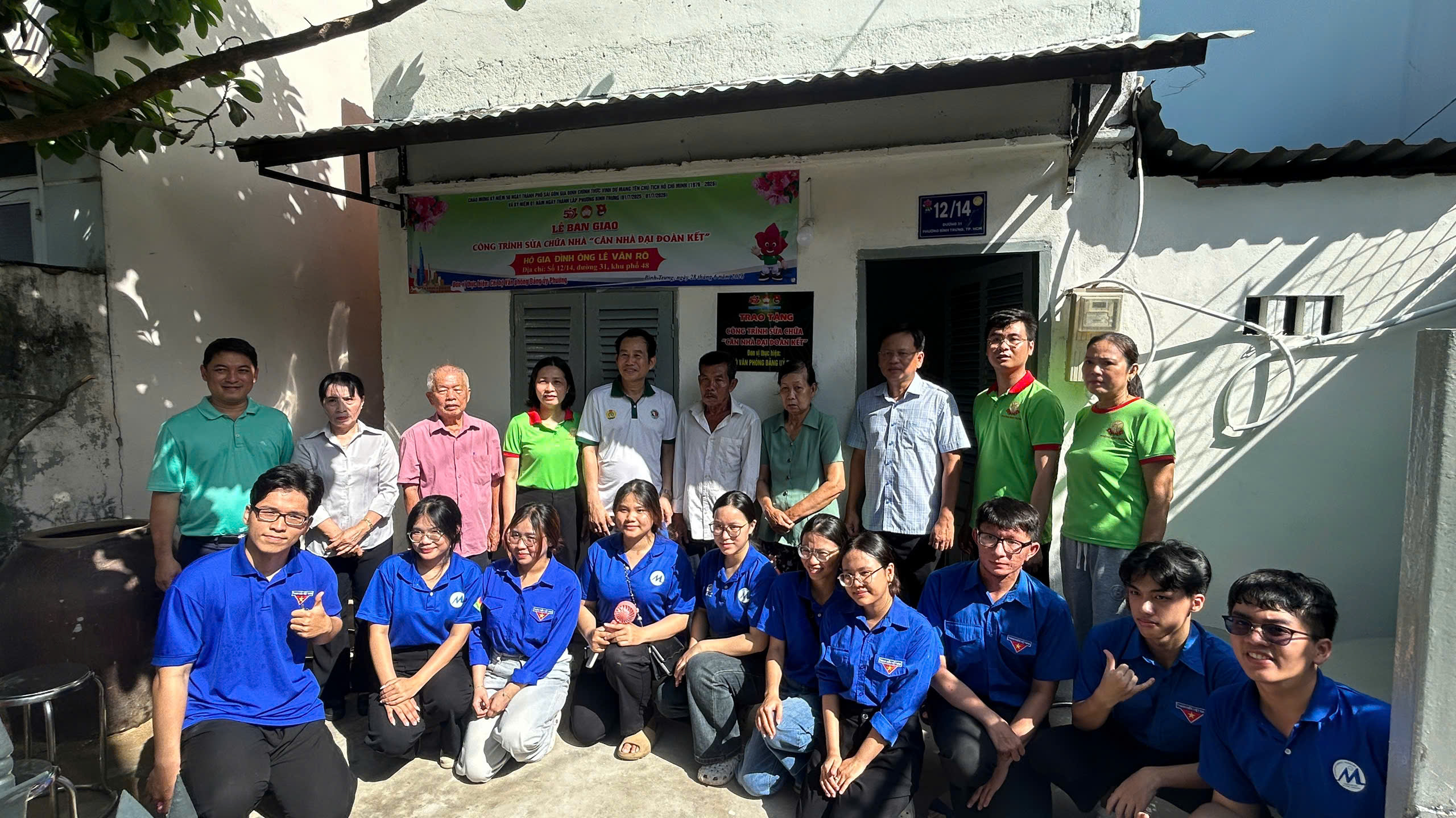 UFM - Tham gia Lễ bàn giao công trình sửa chữa nhà "Căn nhà Đại đoàn kết"