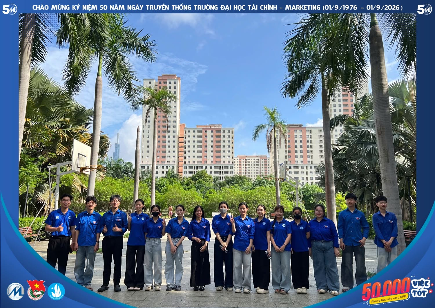 UFM - Hoạt động dọn dẹp vệ sinh môi trường tại công viên Bình Khánh