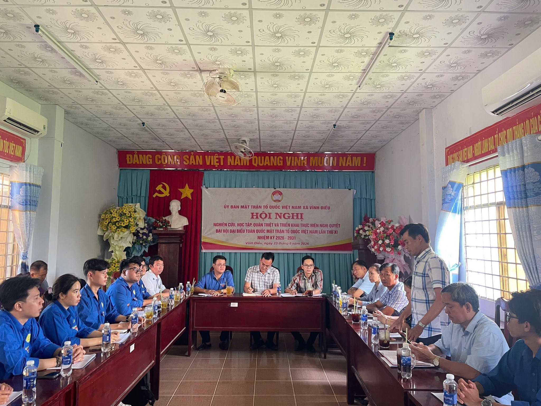 TUỔI TRẺ AGU SẴN SÀNG CHO HÀNH TRÌNH TÌNH NGUYỆN TẠI XÃ VĨNH ĐIỀU