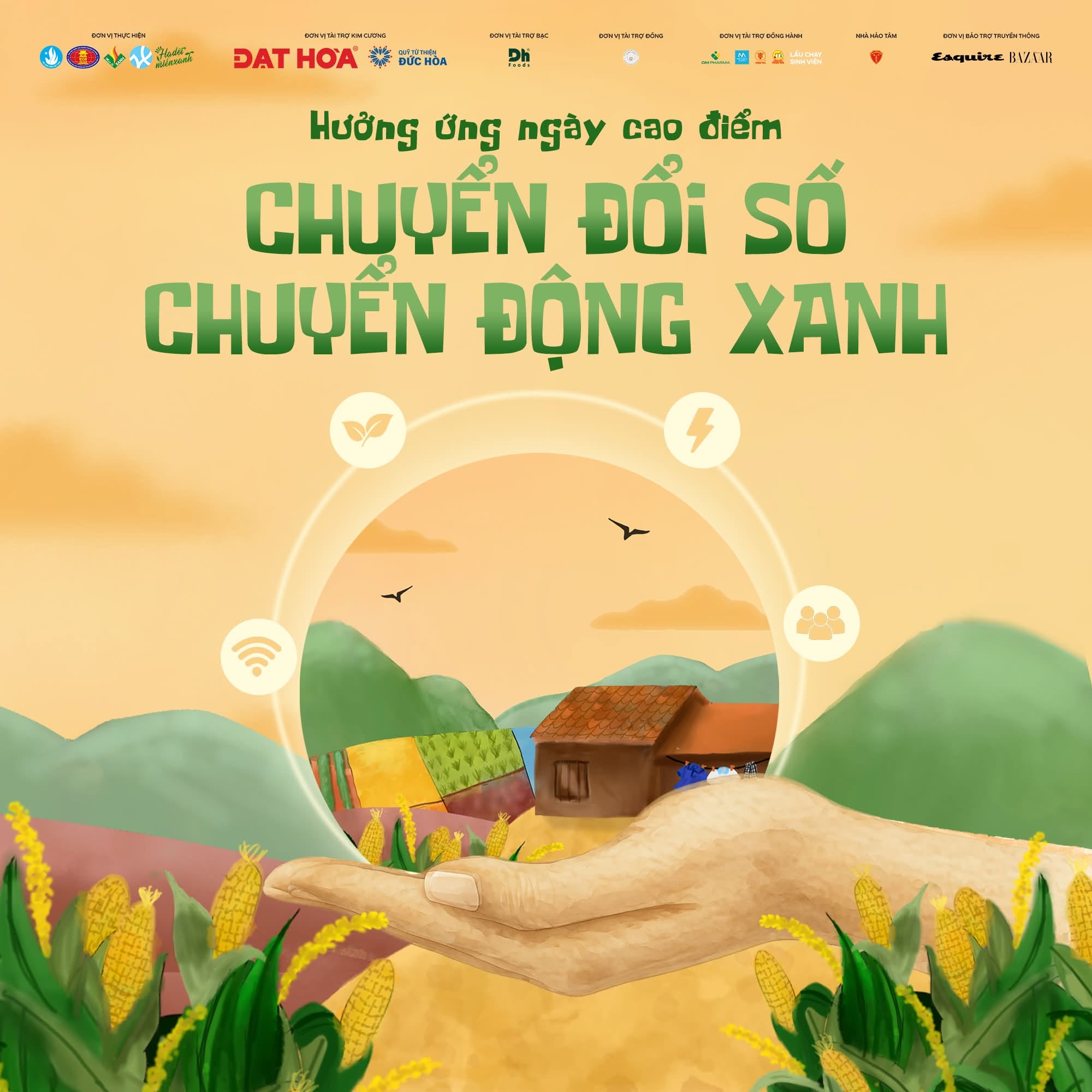 Hưởng ứng Ngày cao điểm “Chuyển đổi số - Chuyển động xanh”