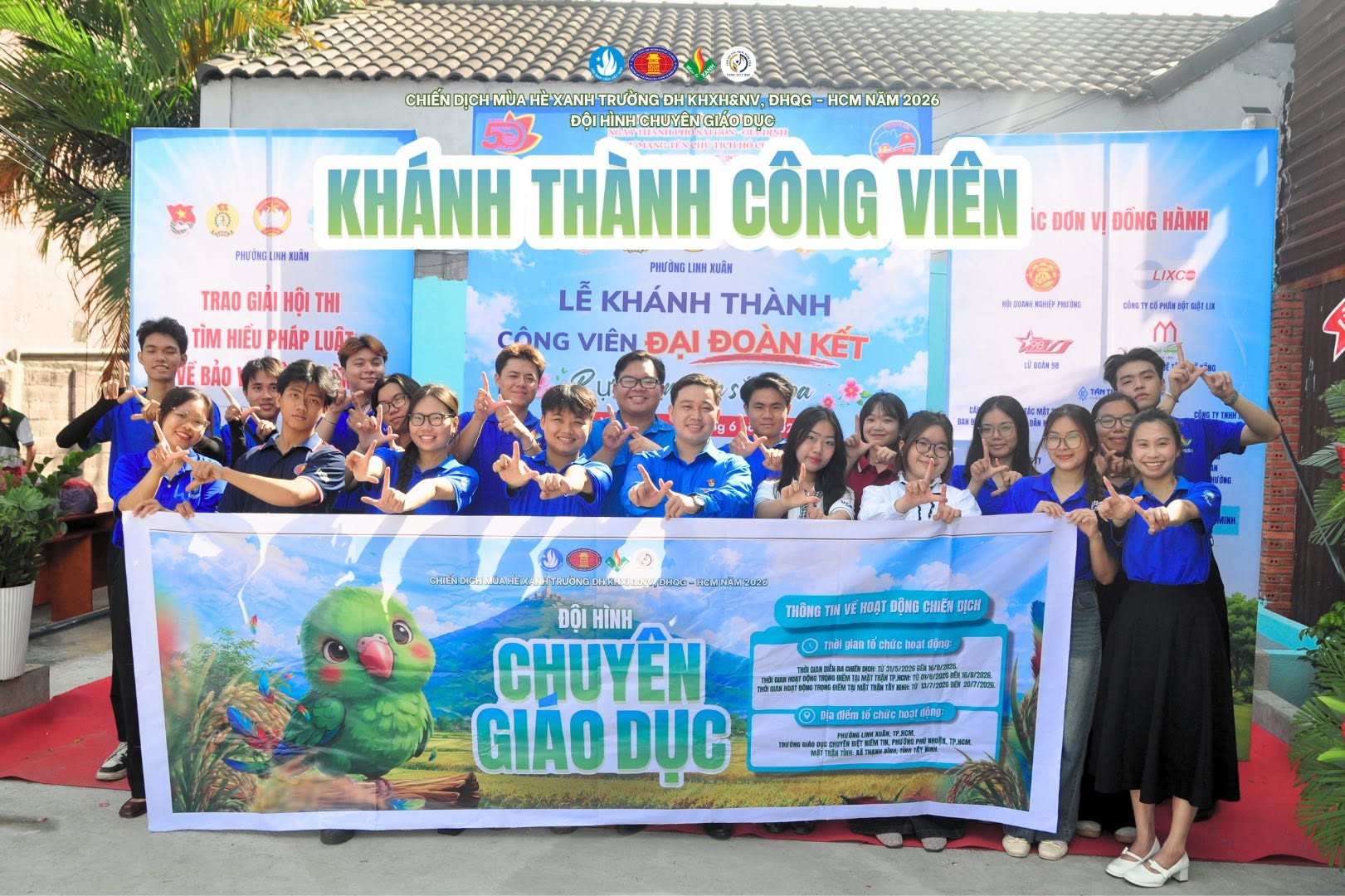 KHÁNH THÀNH CÔNG VIÊN ĐẠI ĐOÀN KẾT