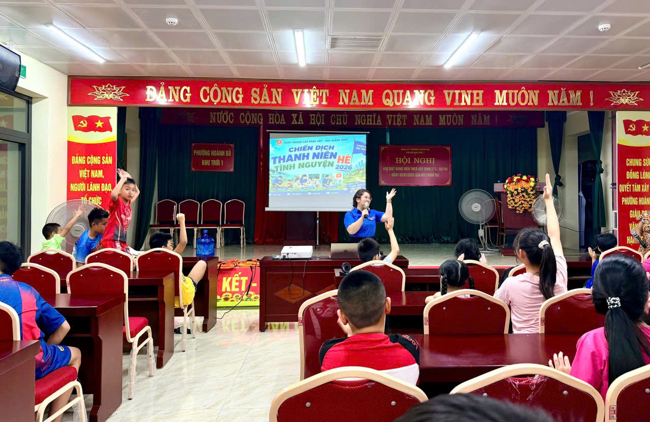 Chuyên đề kỹ năng sống cho các em thiếu niên nhi đồng khu Trới 1