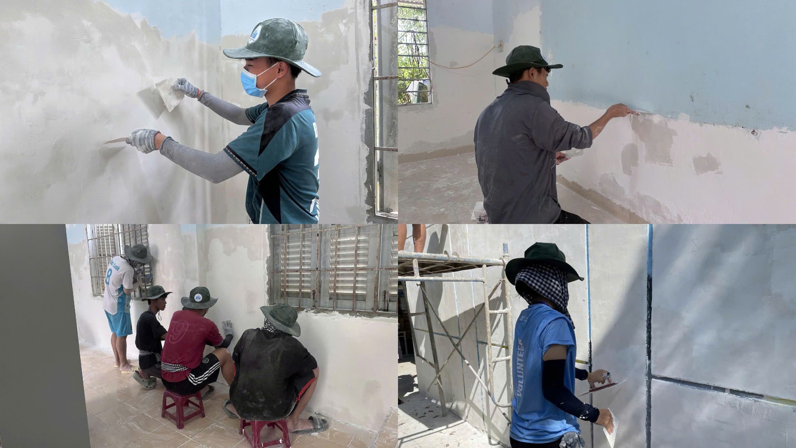 TRÁM VÁ PHẦN TƯỜNG
