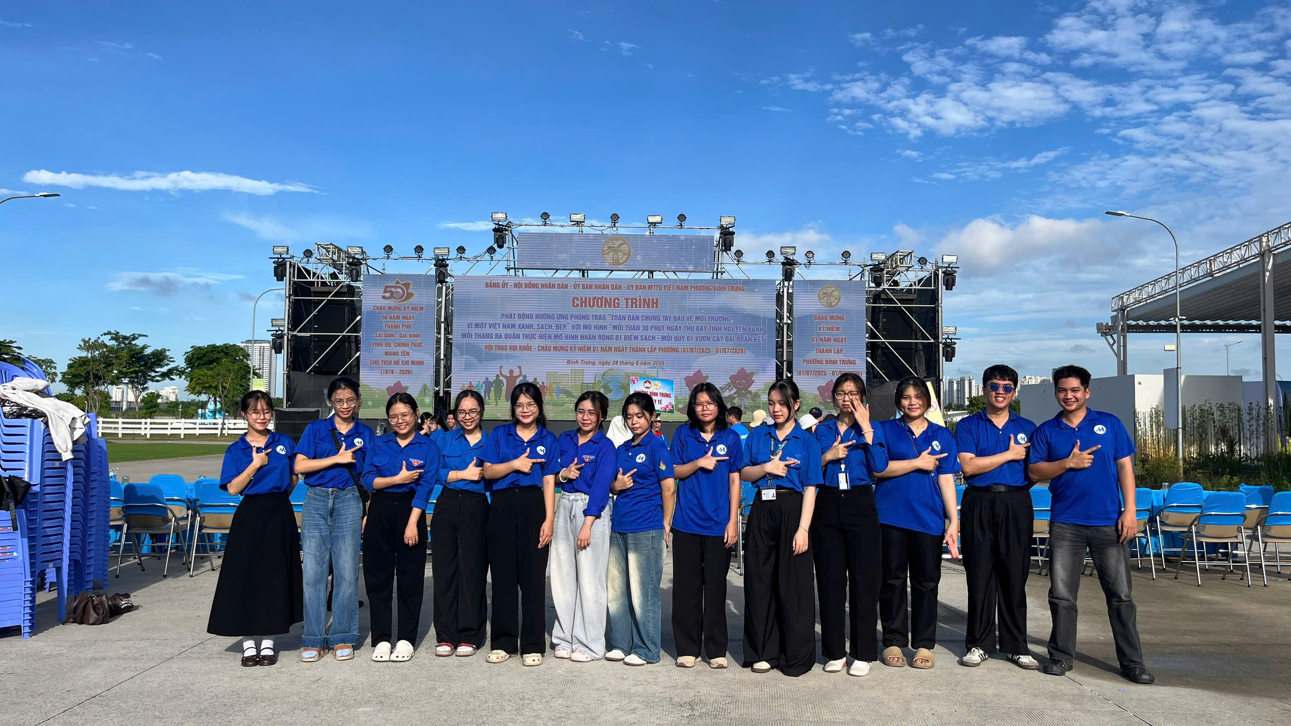 UFM - Hỗ trợ ngày hội vui khoẻ phường Bình Trưng